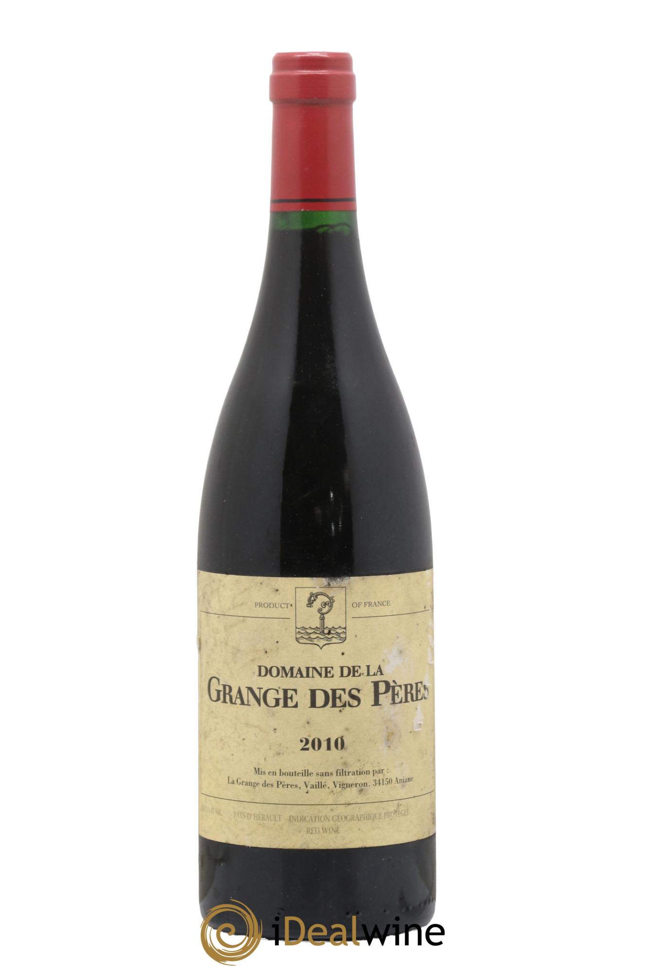 Pays d'Hérault Grange des Pères Laurent Vaillé 2010 - Lot de 1 bouteille - 0