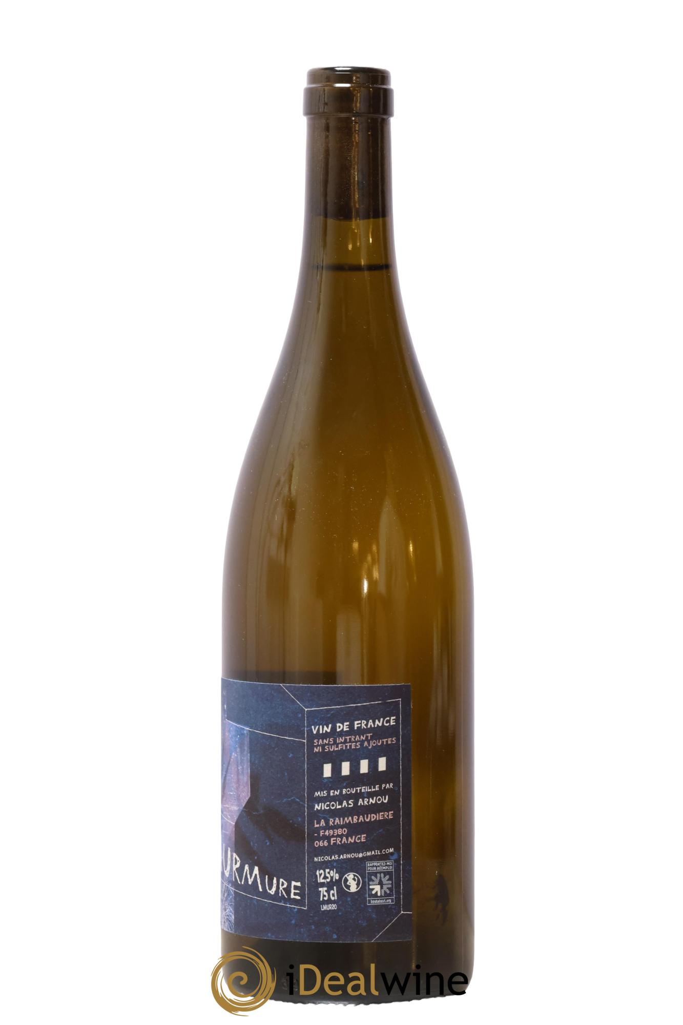 Vin de France Murmure Nicolas Arnou 2020 - Lot de 1 bouteille - 1