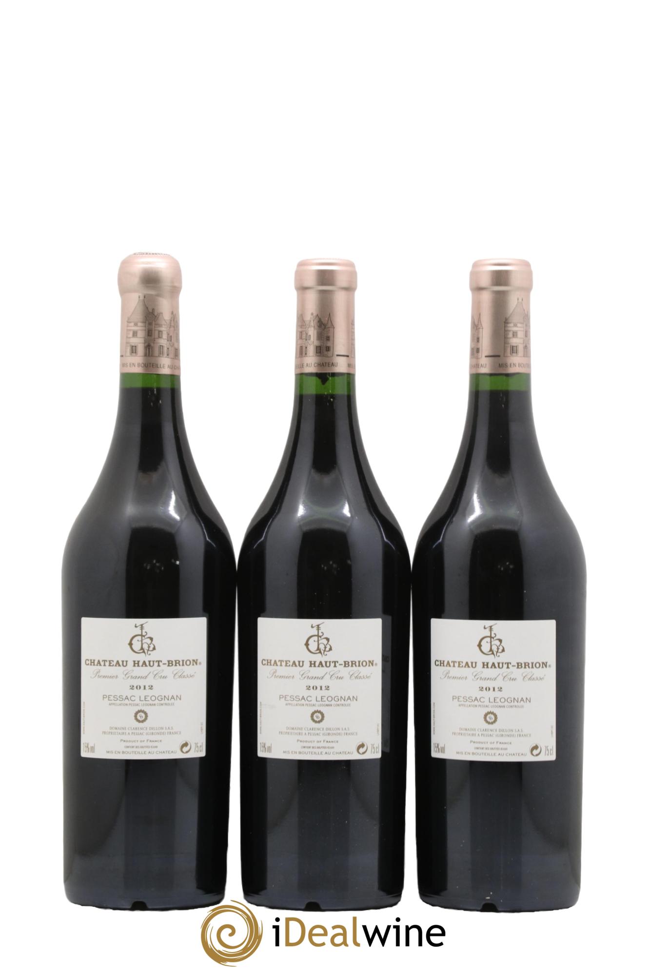 Château Haut Brion 1er Grand Cru Classé 2012 - Lot de 6 bouteilles - 2