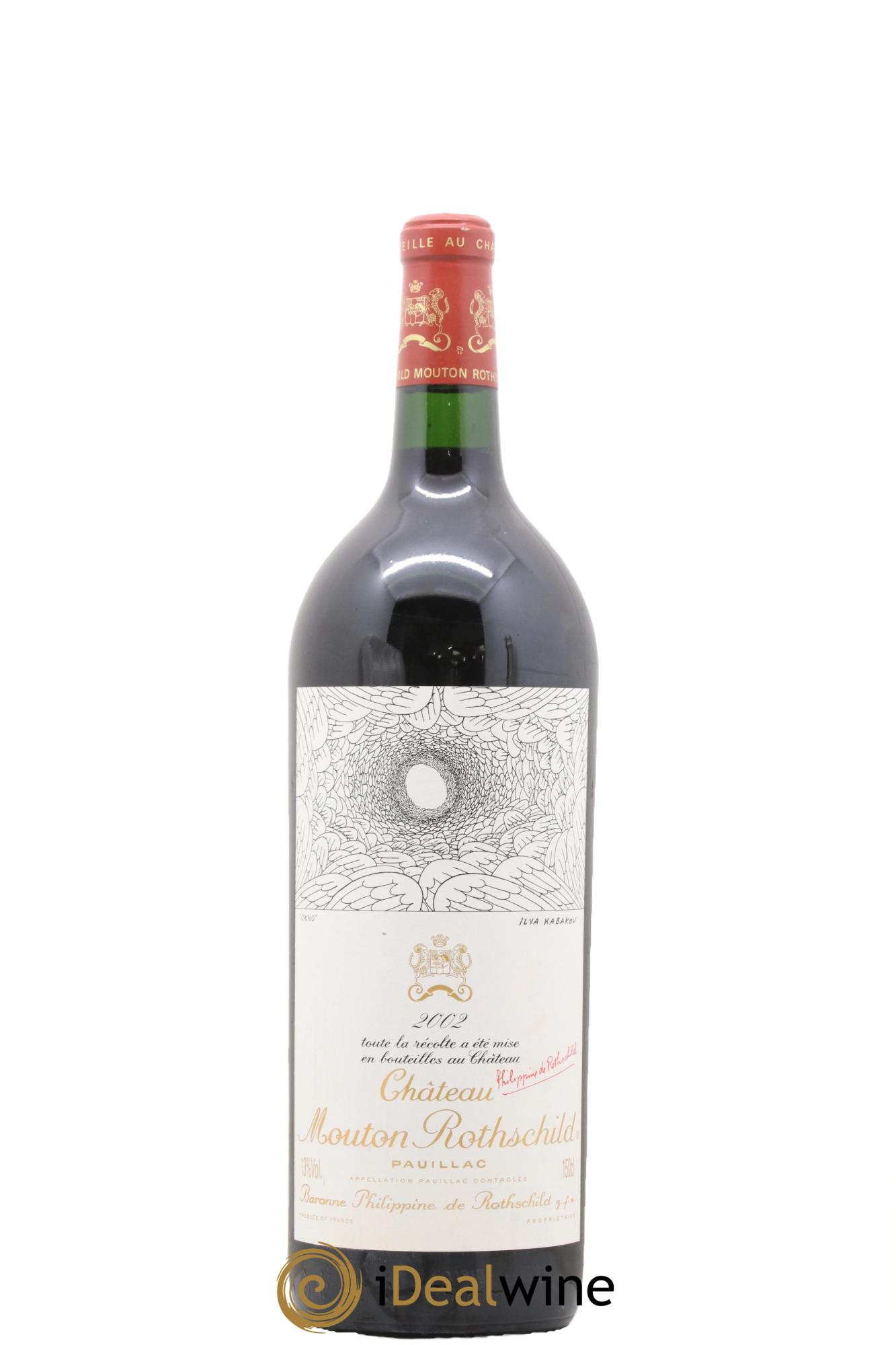 Château Mouton Rothschild 1er Grand Cru Classé 2002 - Lot de 1 magnum - 0
