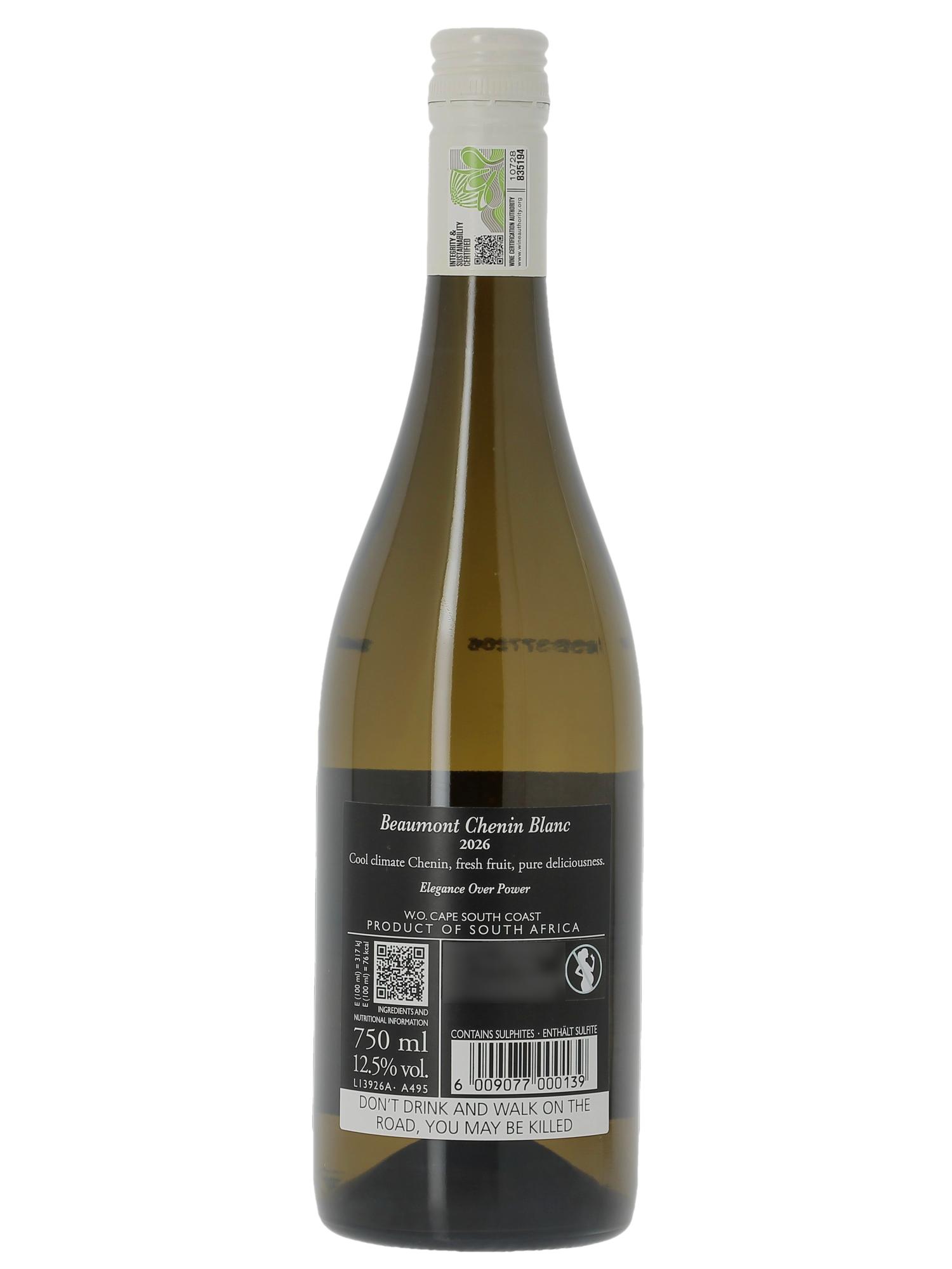 Bot River Beaumont Family Wines Chenin blanc  2026 - Posten von 1 Flasche - 1