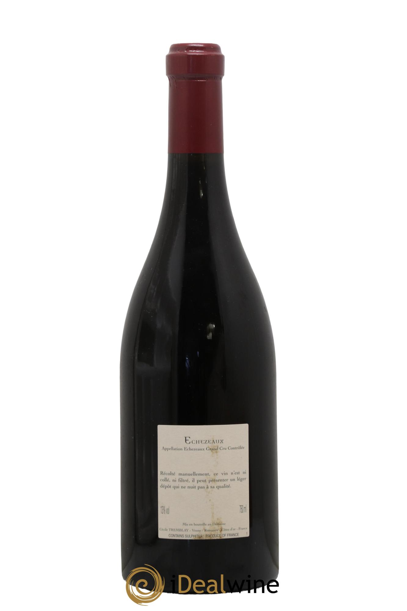 Echezeaux Grand Cru du dessus Cécile Tremblay 2005 - Lot de 1 bouteille - 1
