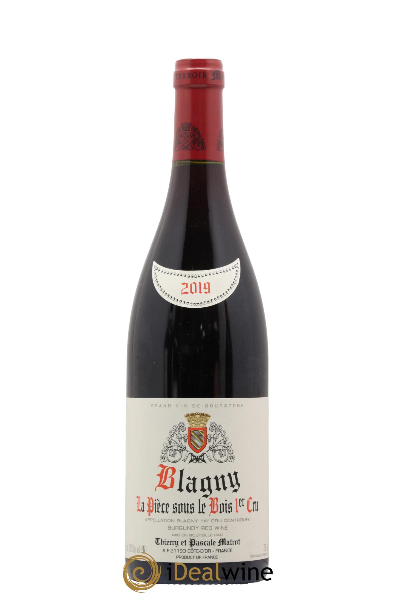 Blagny 1er Cru La Pièce sous le Bois Matrot (Domaine) 2019 - Lot de 1 bouteille - 0