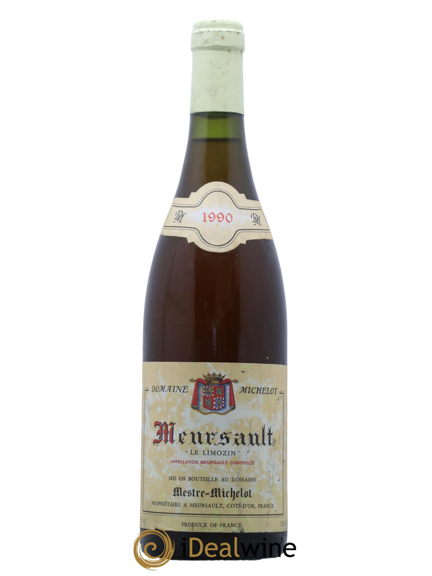 Meursault Le Limozin Mestre-Michelot 1990 - Lot de 1 bouteille - 0