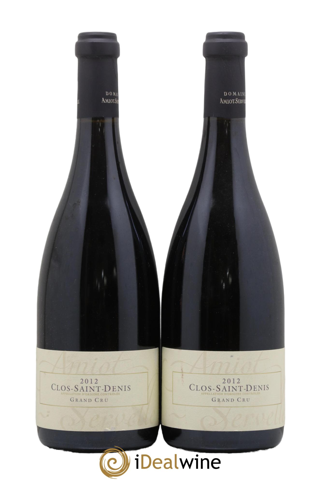 Clos Saint-Denis Grand Cru Amiot-Servelle 2012 - Lot de 2 bouteilles - 0