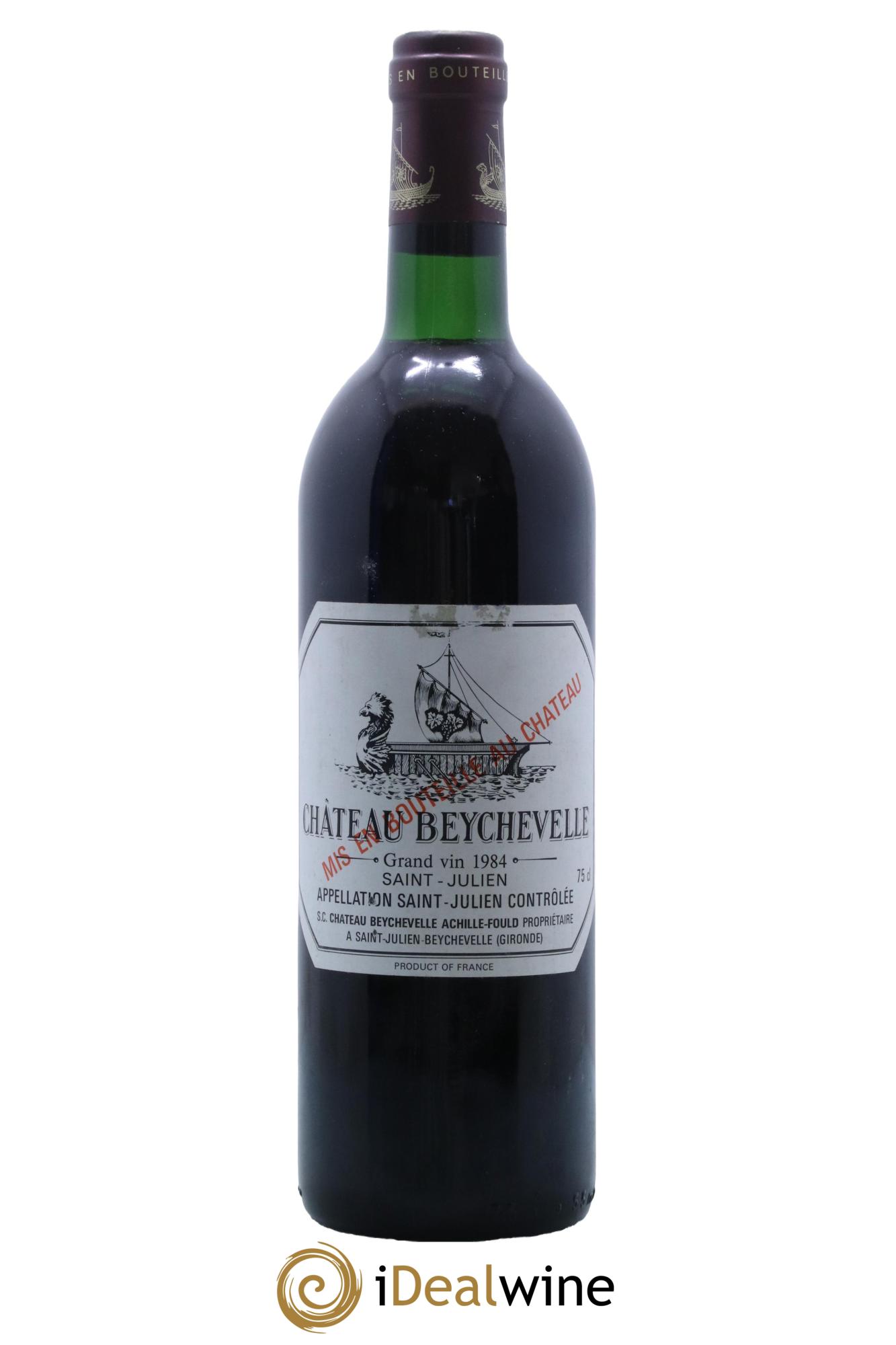 Château Beychevelle 4ème Grand Cru Classé 1984 - Lot de 1 bouteille - 0