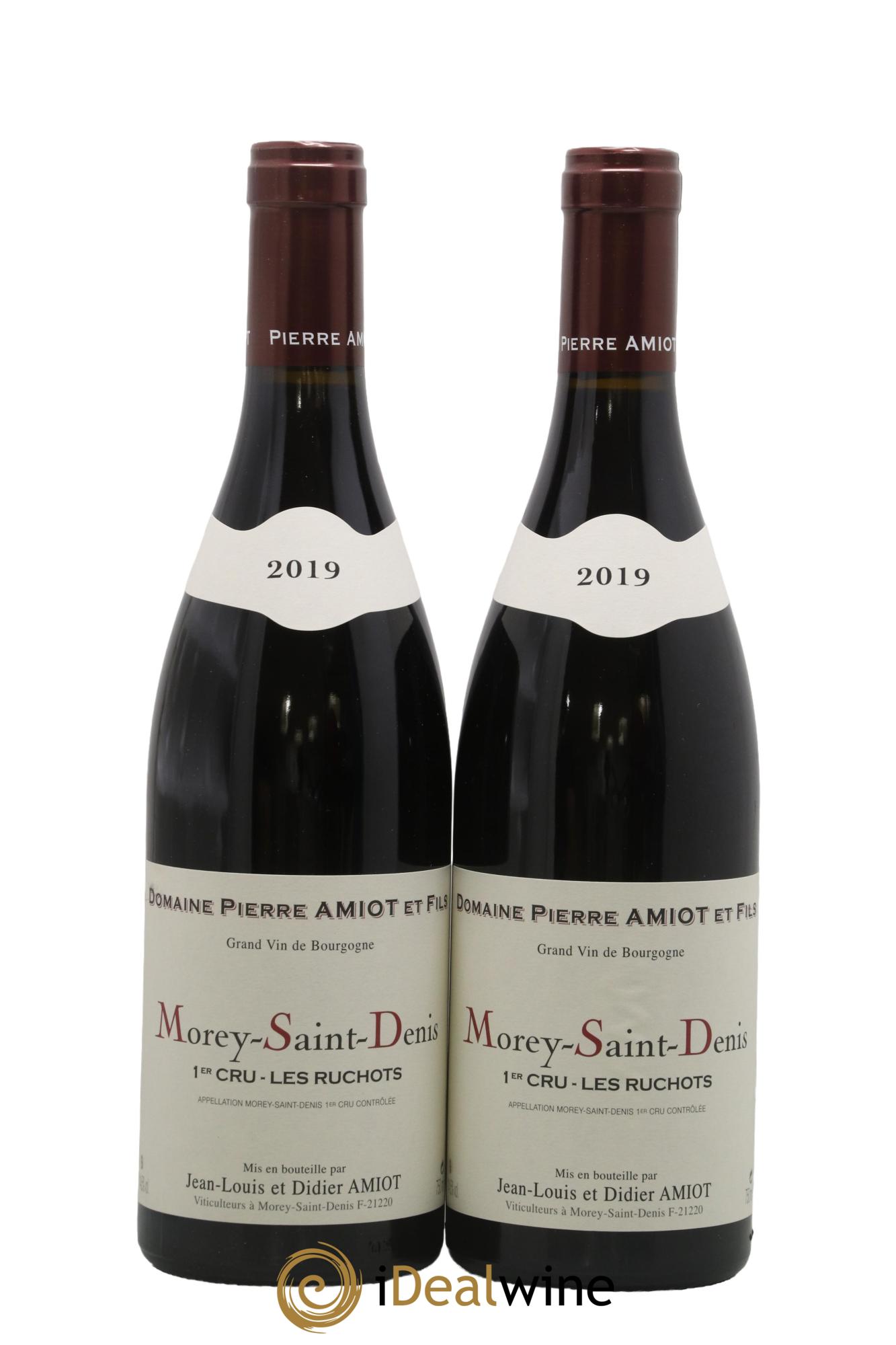 Morey-Saint-Denis 1er Cru Les Ruchots Pierre Amiot et Fils (Domaine) 2019 - Lot de 2 bouteilles - 0