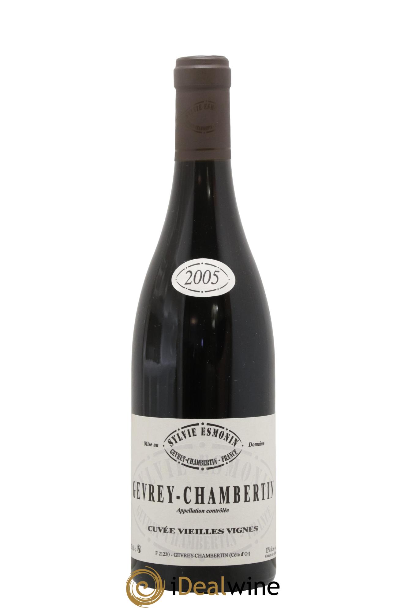 Gevrey-Chambertin Vieilles Vignes Sylvie Esmonin 2005 - Lot of 1 bottle - 0
