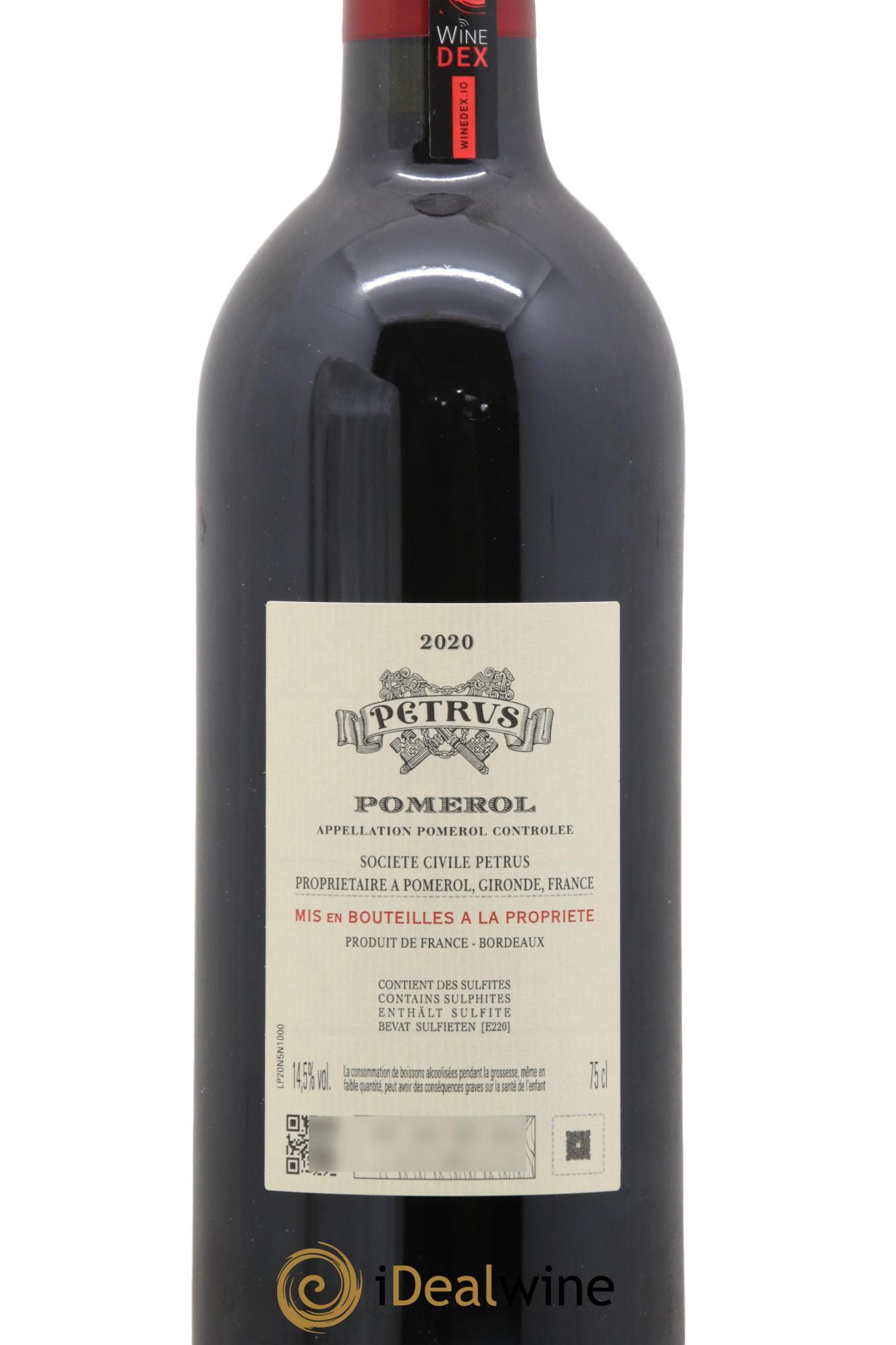 Petrus 2020 - Lot de 1 bouteille - 7
