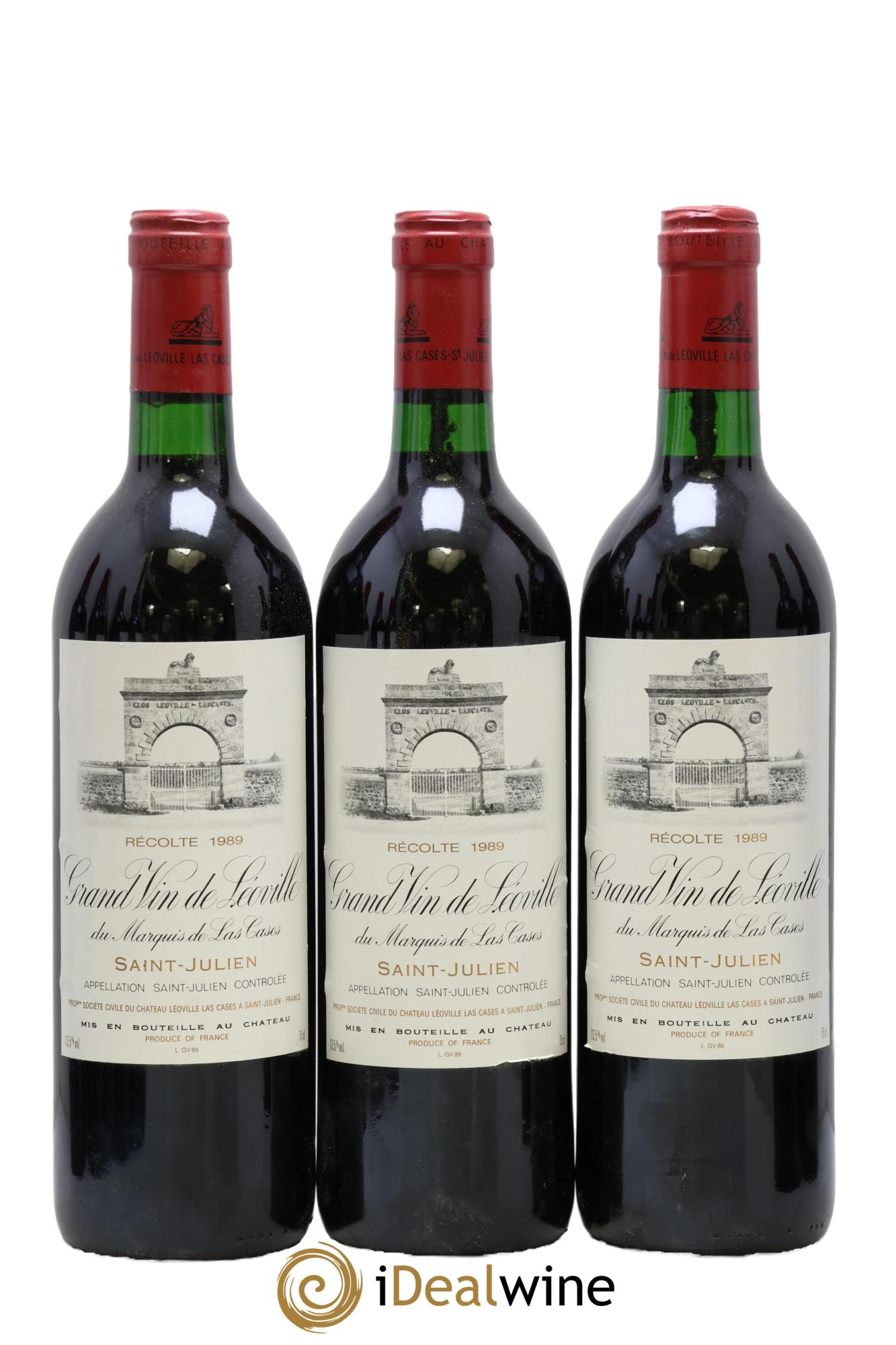 Château Léoville Las Cases 2ème Grand Cru Classé 1989 - Lot de 12 bouteilles - 2