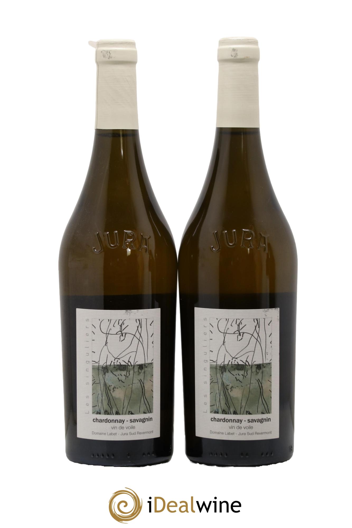 Côtes du Jura Vin de Voile Chardonnay-Savagnin cuvée de garde Romain - Julien - Charline Labet 2020 - Lotto di 2 bottiglie - 0