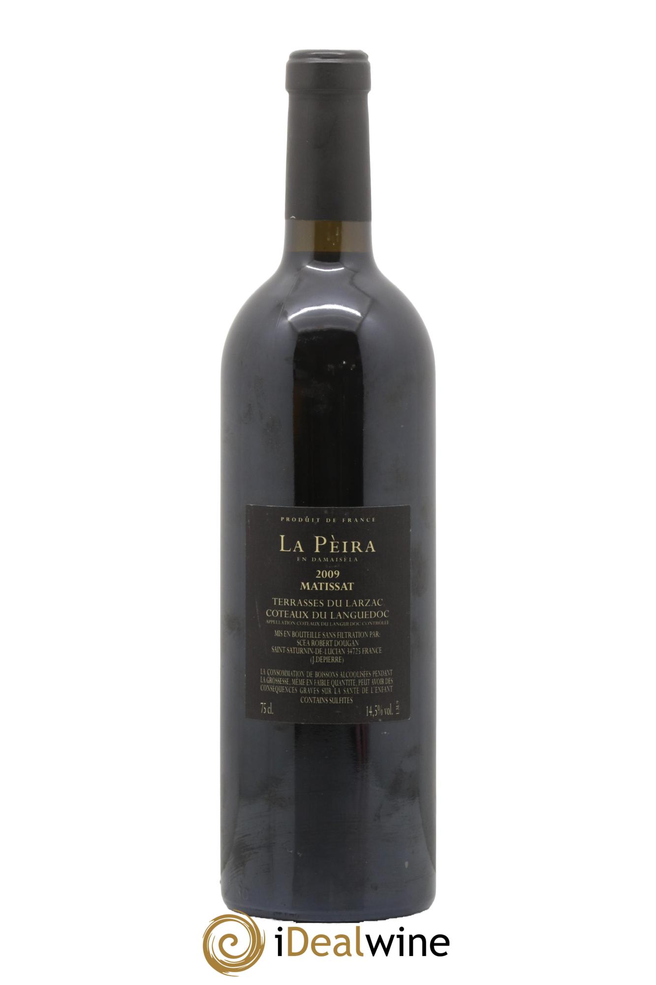 Terrasses du Larzac Domaine de La Pèira en Damaisèla Matissat Karine Ahton et Robert Dougan 2009 - Lotto di 1 bottiglia - 1