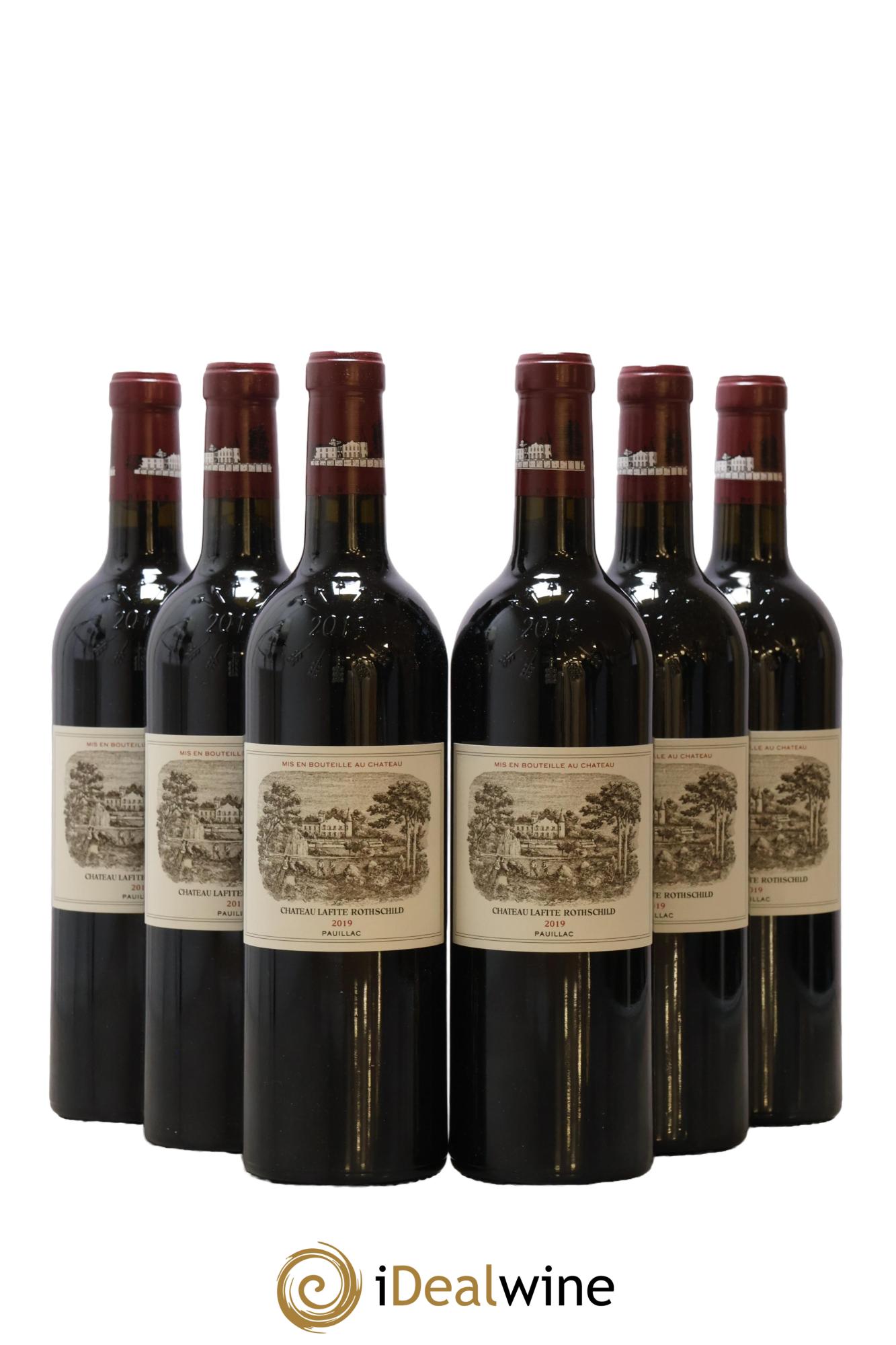 Château Lafite Rothschild 1er Grand Cru Classé 2019 - Lot de 6 bouteilles - 0