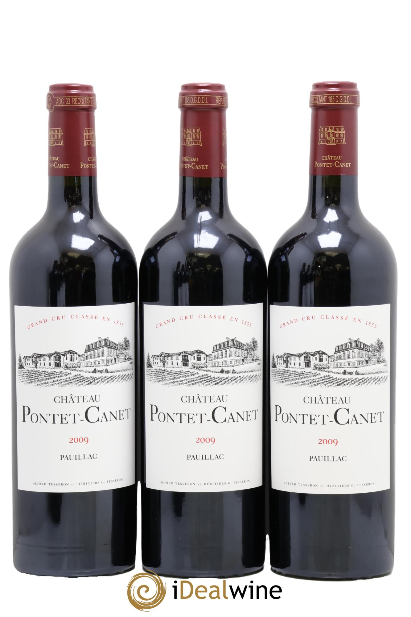 Château Pontet Canet 5ème Grand Cru Classé 2009 - Lot of 6 bottles - 3