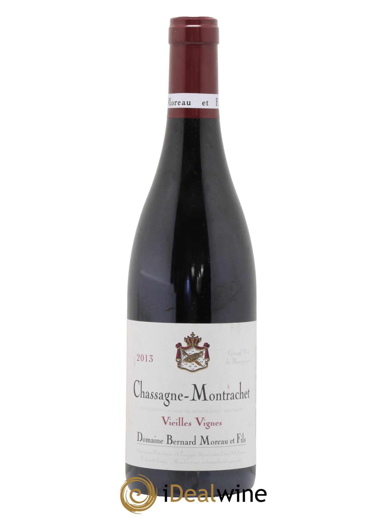 Chassagne-Montrachet Vieilles Vignes Bernard Moreau et Fils (Domaine) 2013 - Lot de 1 bouteille - 0