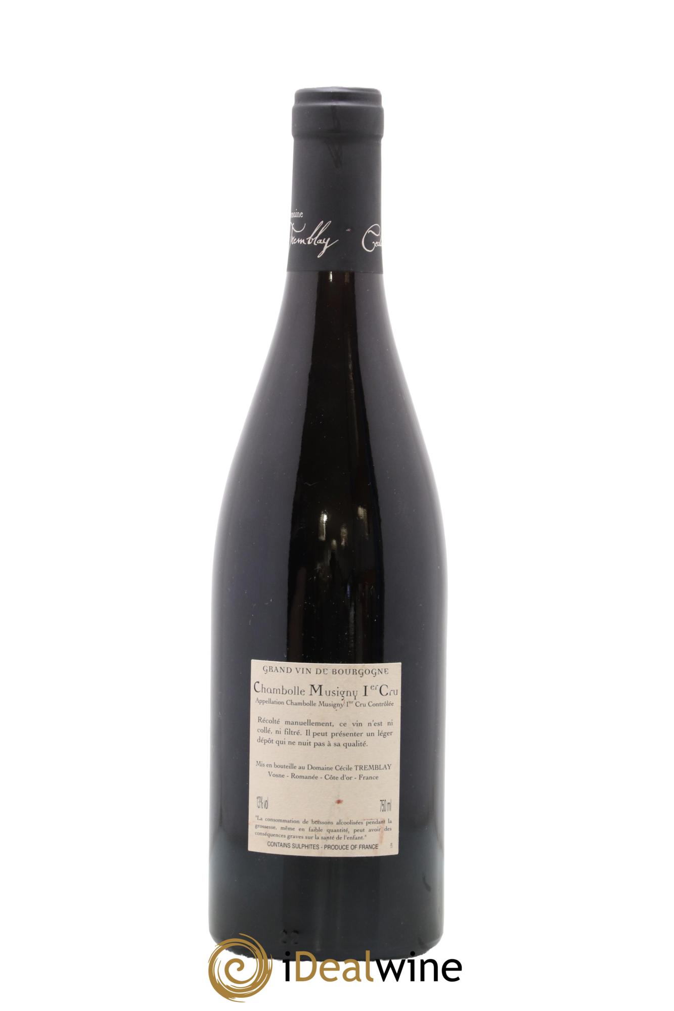 Chambolle-Musigny 1er Cru Les Feusselottes Cécile Tremblay 2011 - Lot de 1 bouteille - 1