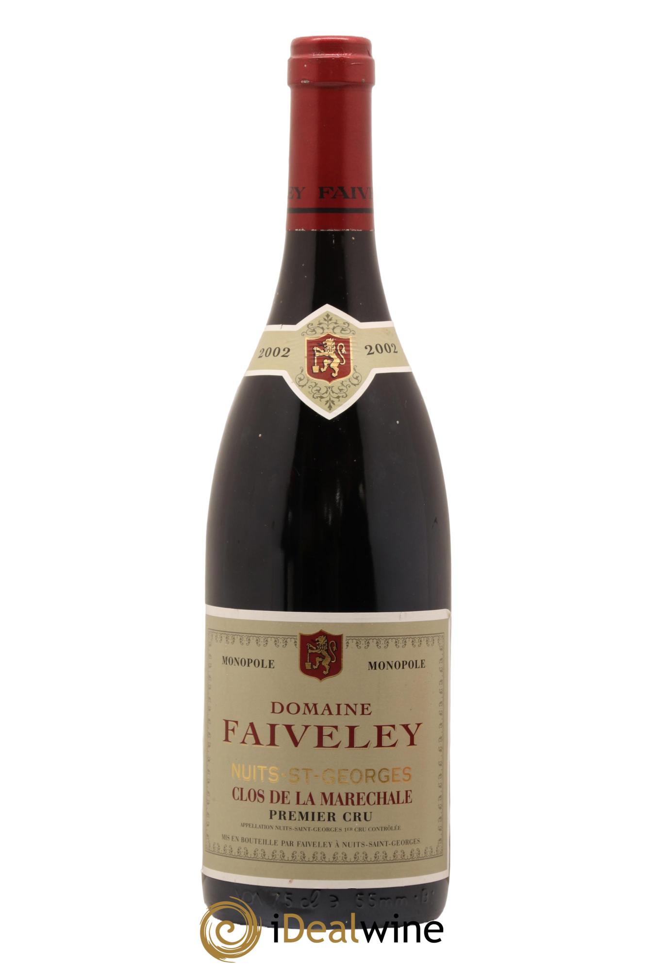 Nuits-Saint-Georges 1er Cru Clos de la Maréchale Faiveley 2002 - Lot de 1 bouteille - 0