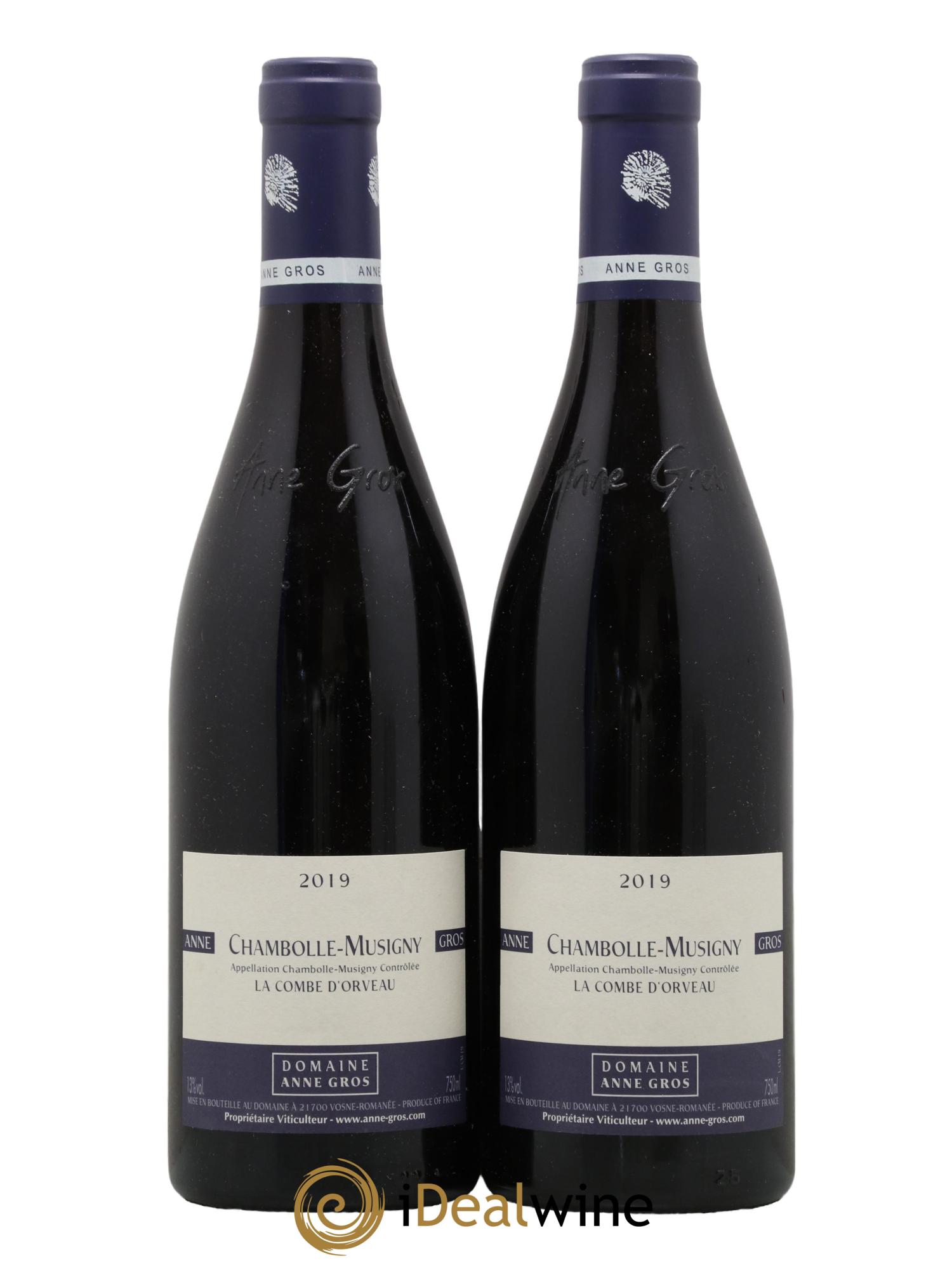 Chambolle-Musigny La Combe d'Orveau Anne Gros 2019 - Lot de 2 bouteilles - 0