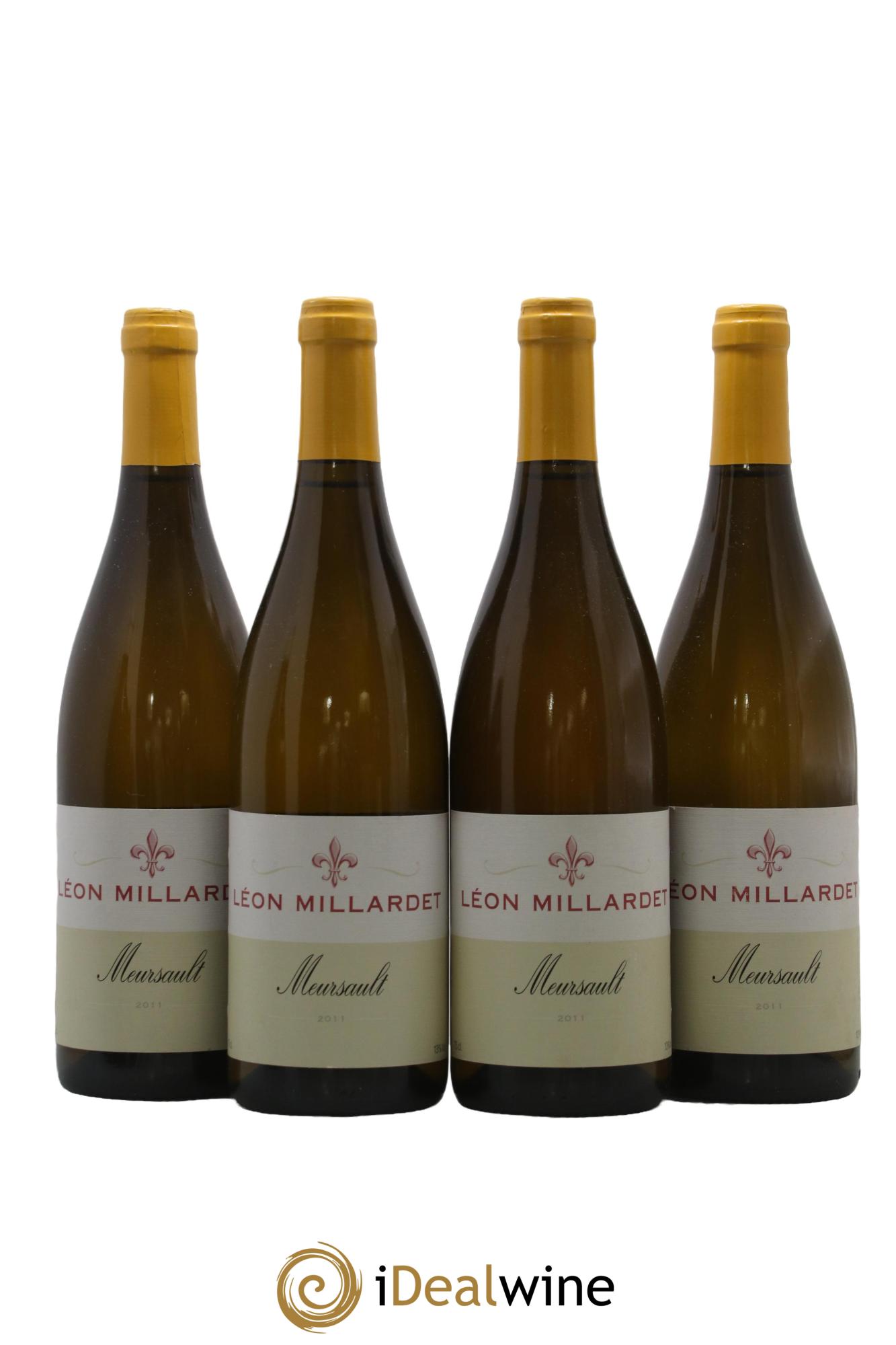 Meursault Léon Millardet 2011 - Lot de 4 bouteilles - 0