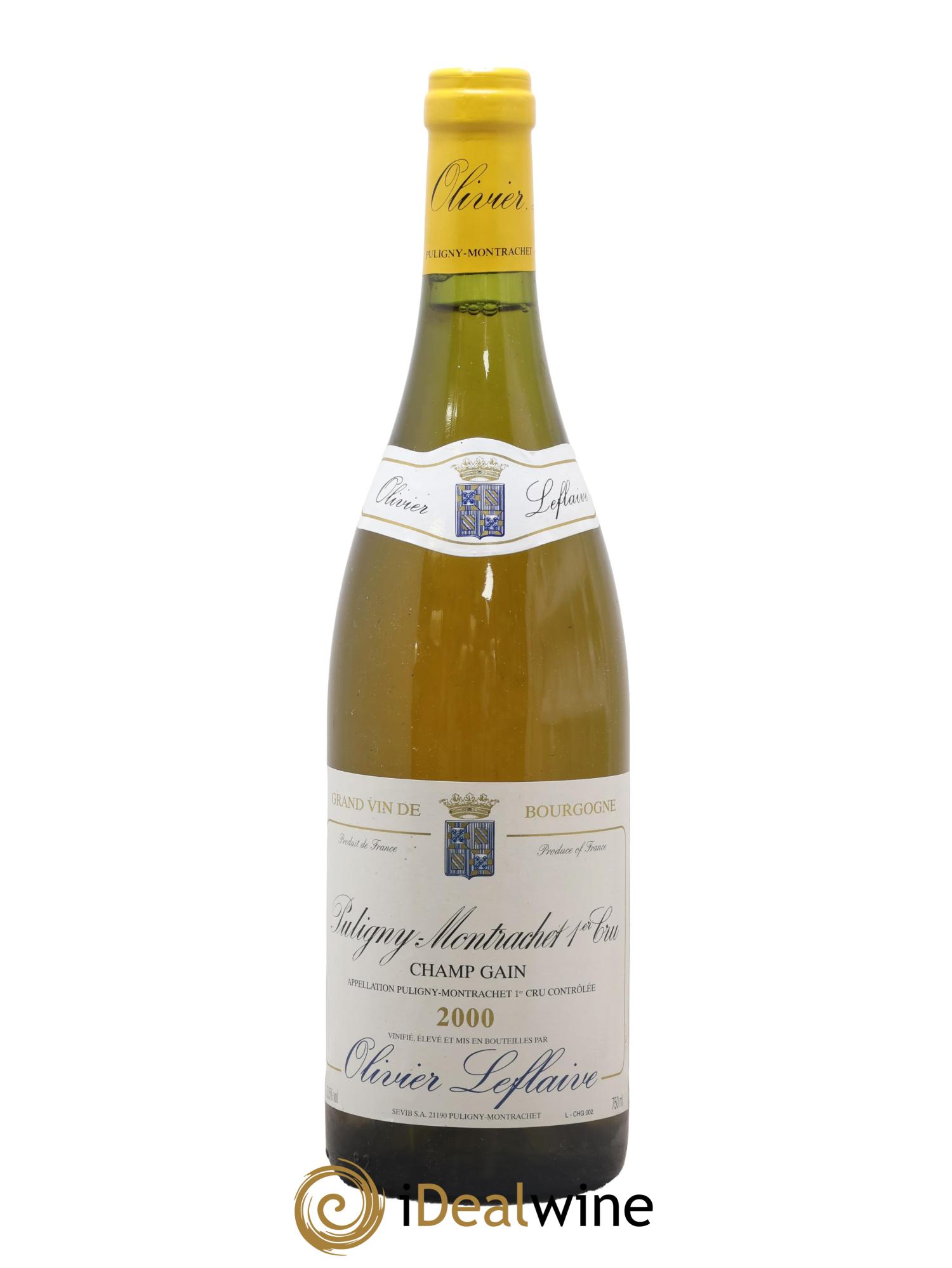 Puligny-Montrachet 1er Cru Champ Gain Olivier Leflaive 2000 - Lot de 1 bouteille - 0