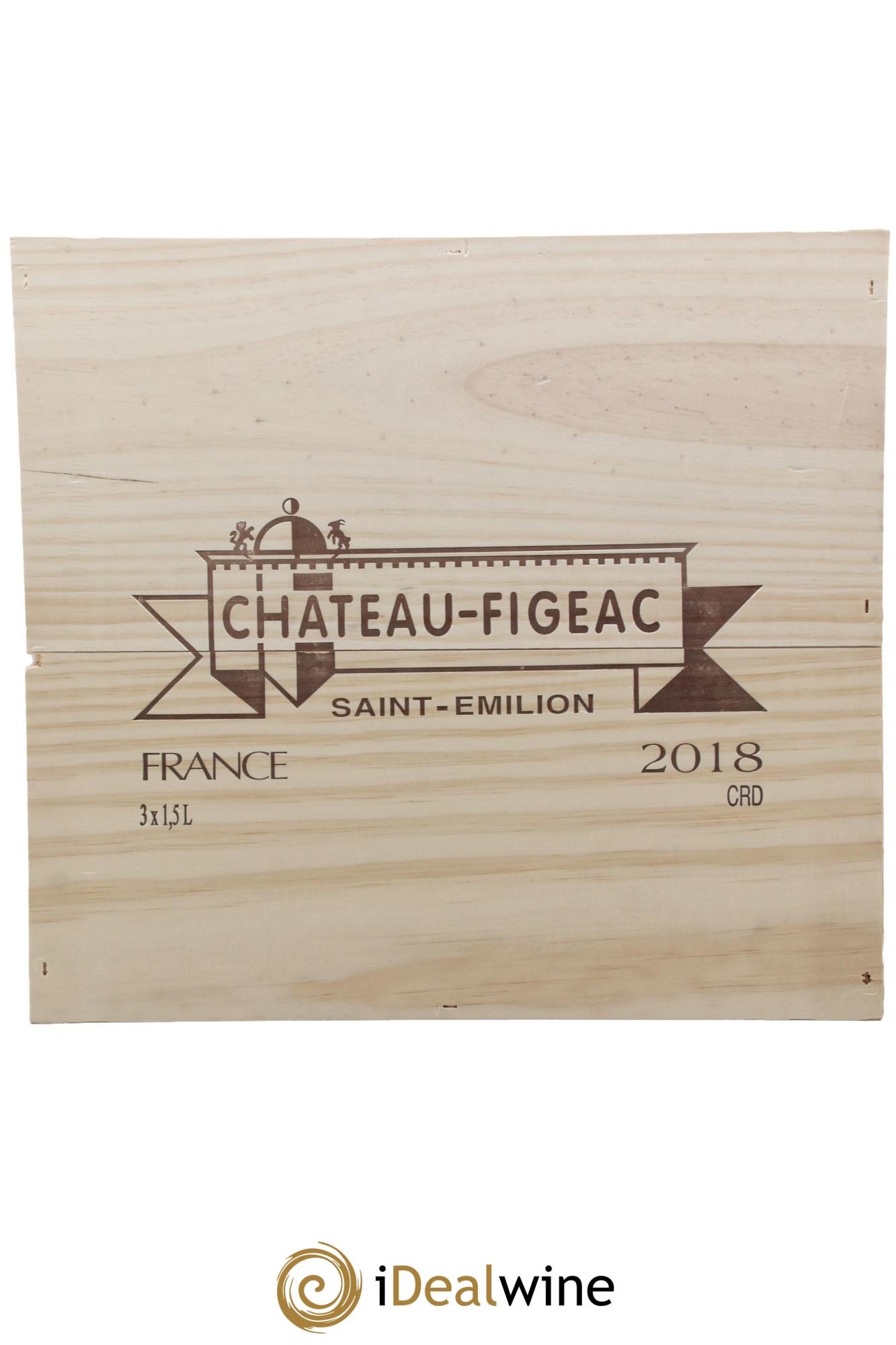 Château Figeac 1er Grand Cru Classé A 2018 - Lot de 3 magnums - 2