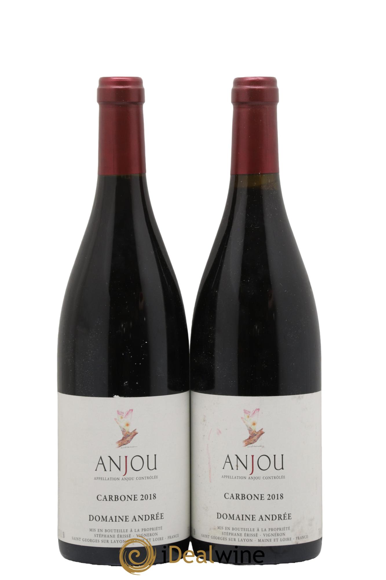 Anjou Carbone Andrée (Domaine) 2018 - Lot de 2 bouteilles - 0