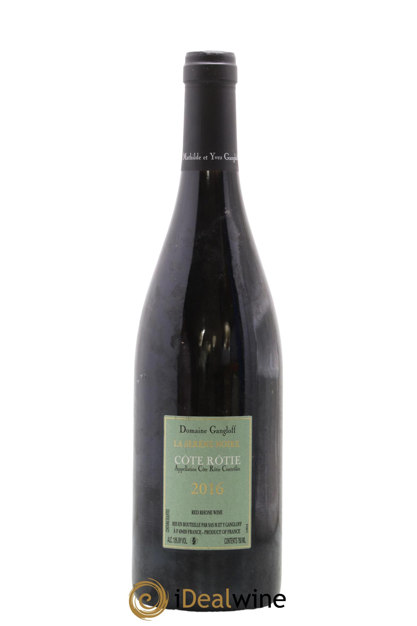 Côte-Rôtie La Sereine Noire Gangloff (Domaine) 2016 - Lot de 1 bouteille - 1
