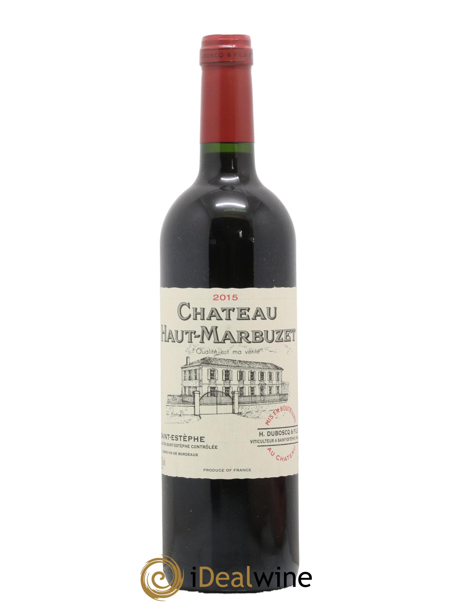 Château Haut Marbuzet 2015 - Lot de 1 bouteille - 0