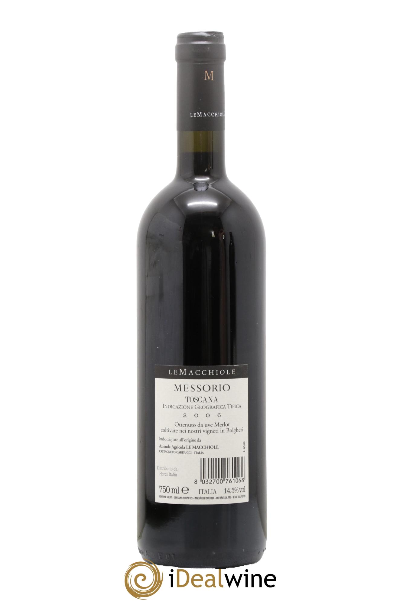 Toscana IGT Le Macchiole Messorio 2006 - Lot of 1 bottle - 1