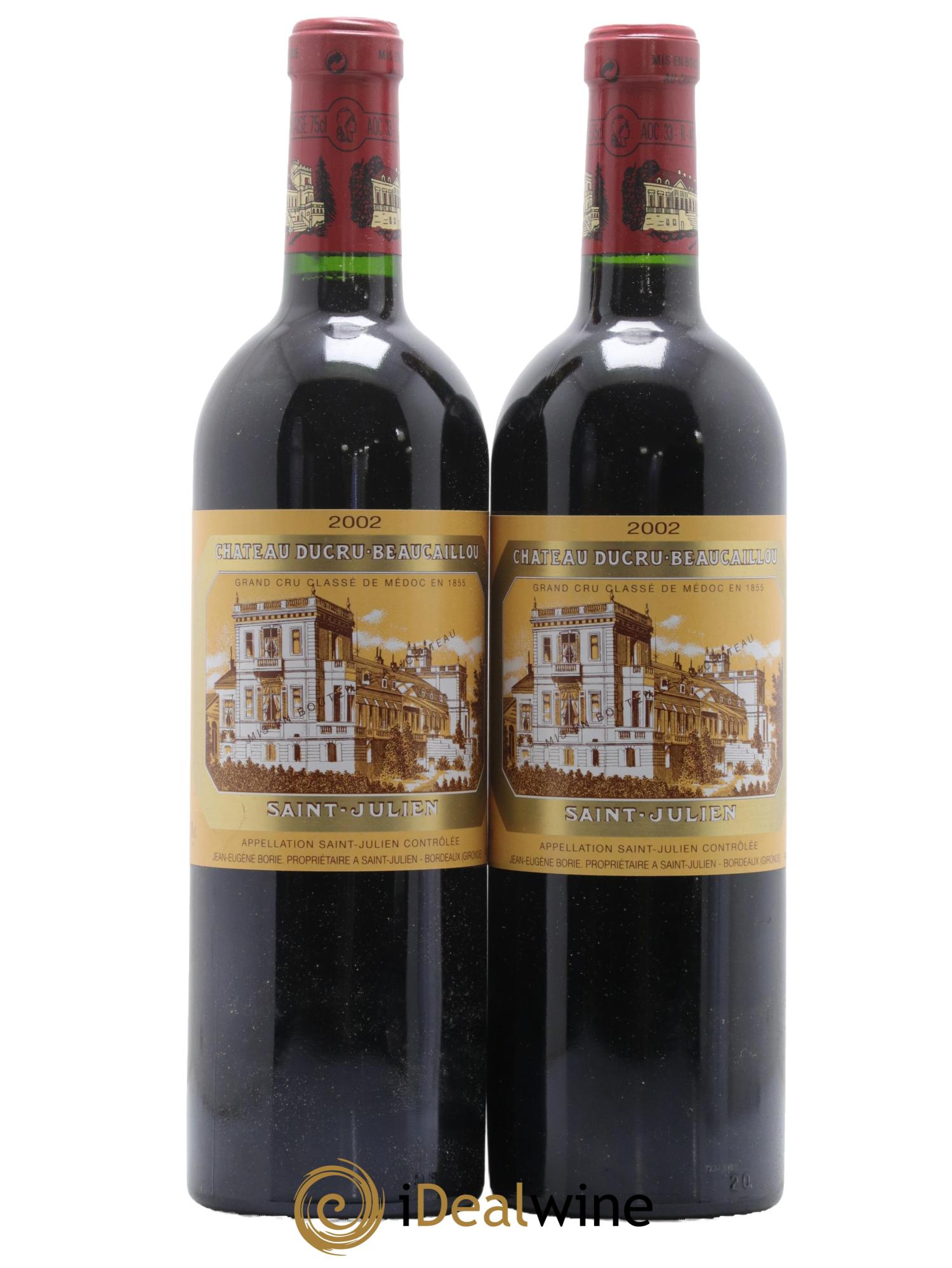 Château Ducru Beaucaillou 2ème Grand Cru Classé 2002 - Lot de 2 bouteilles - 0