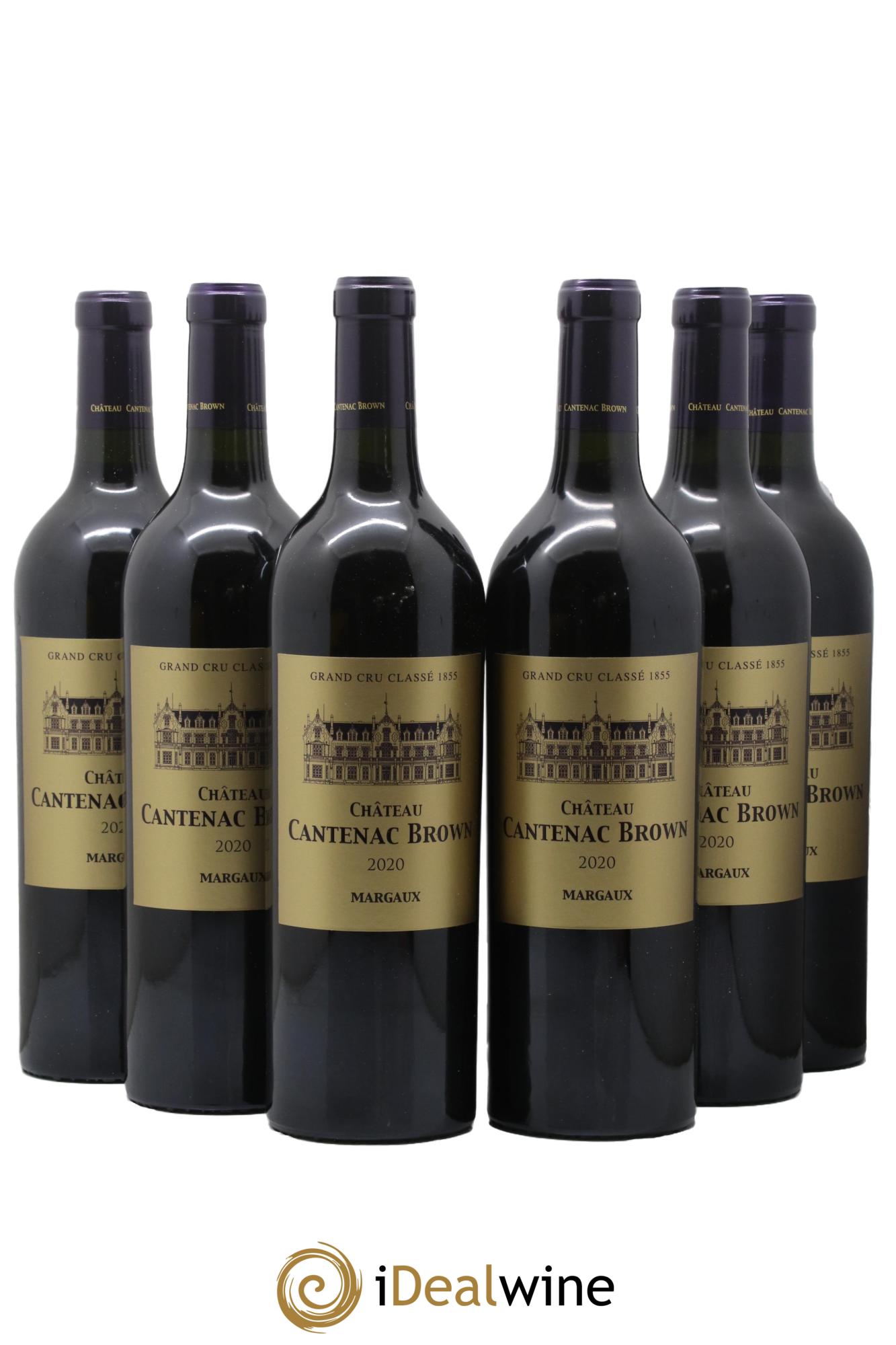 Château Cantenac Brown 3ème Grand Cru Classé 2020 - Lot de 6 bouteilles - 0