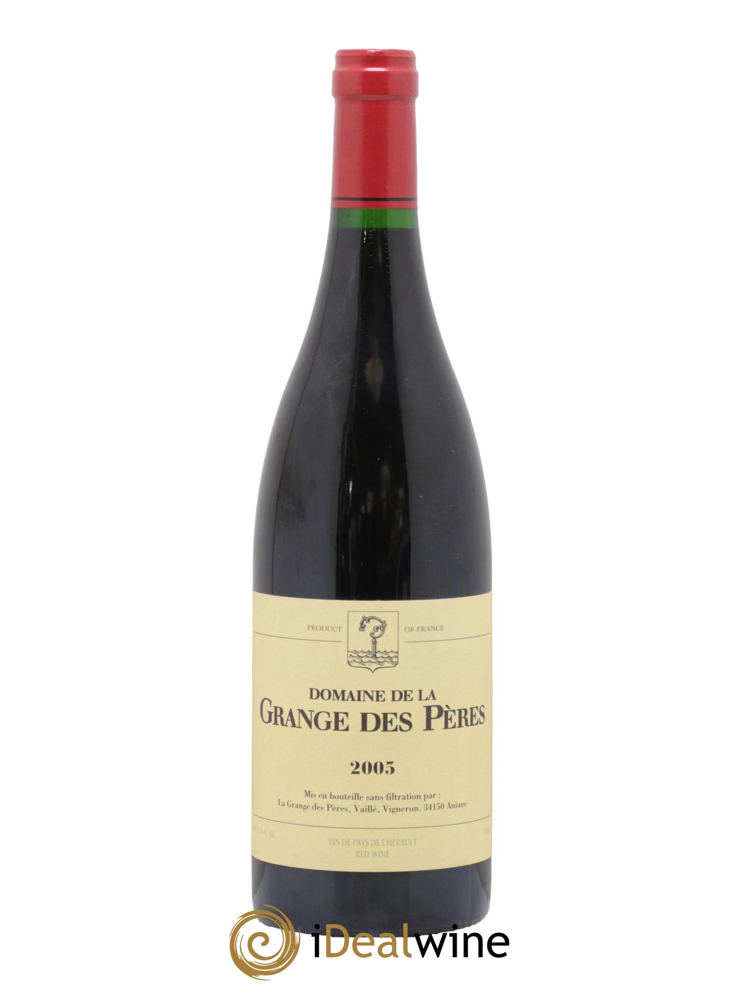 IGP Pays d'Hérault Grange des Pères Laurent Vaillé 2005 - Posten von 1 Flasche - 0