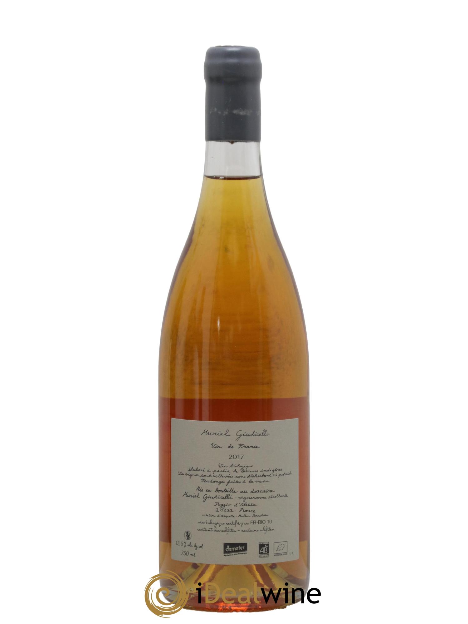 Vin de France N°3 Muriel Giudicelli 2017 - Lot of 1 bottle - 1