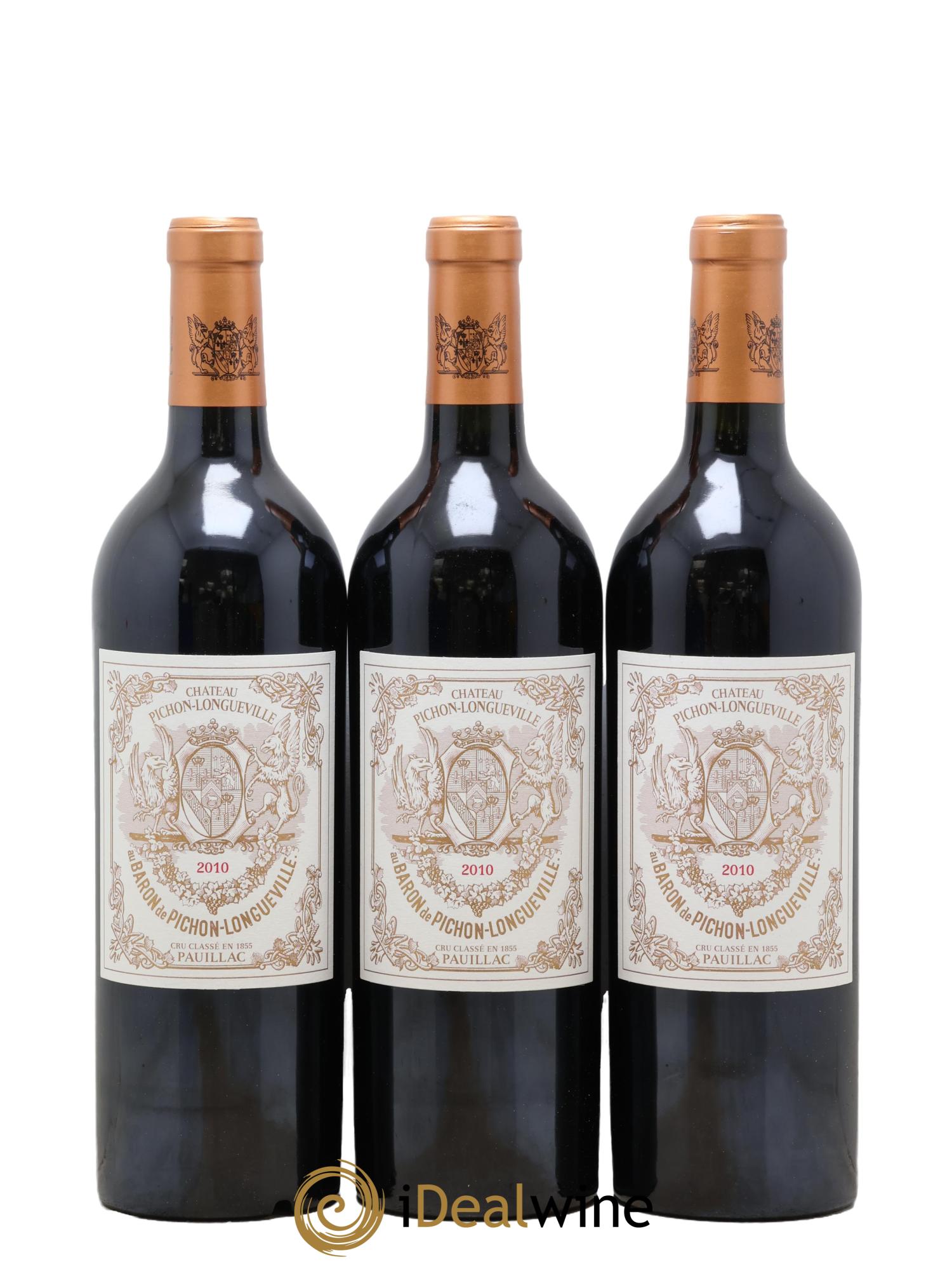 Pichon Longueville Baron 2ème Grand Cru Classé 2010 - Lotto di 6 bottiglie - 3