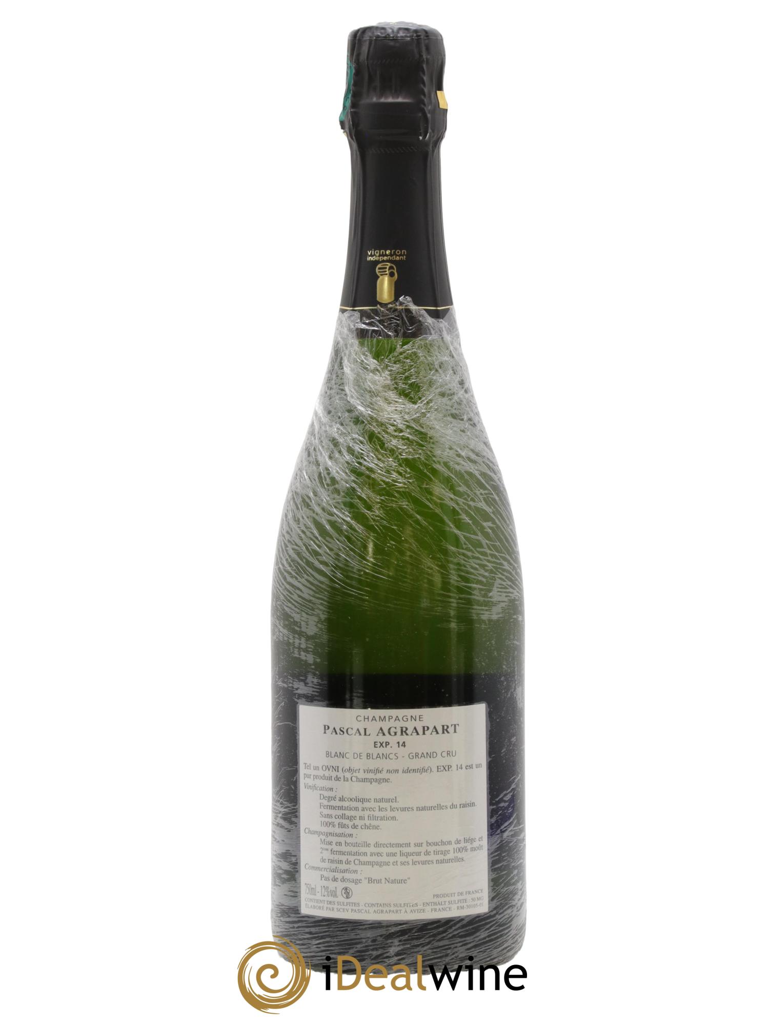 Expérience 14 Brut Nature Pascal Agrapart Blanc de Blancs - Lot de 1 bouteille - 1