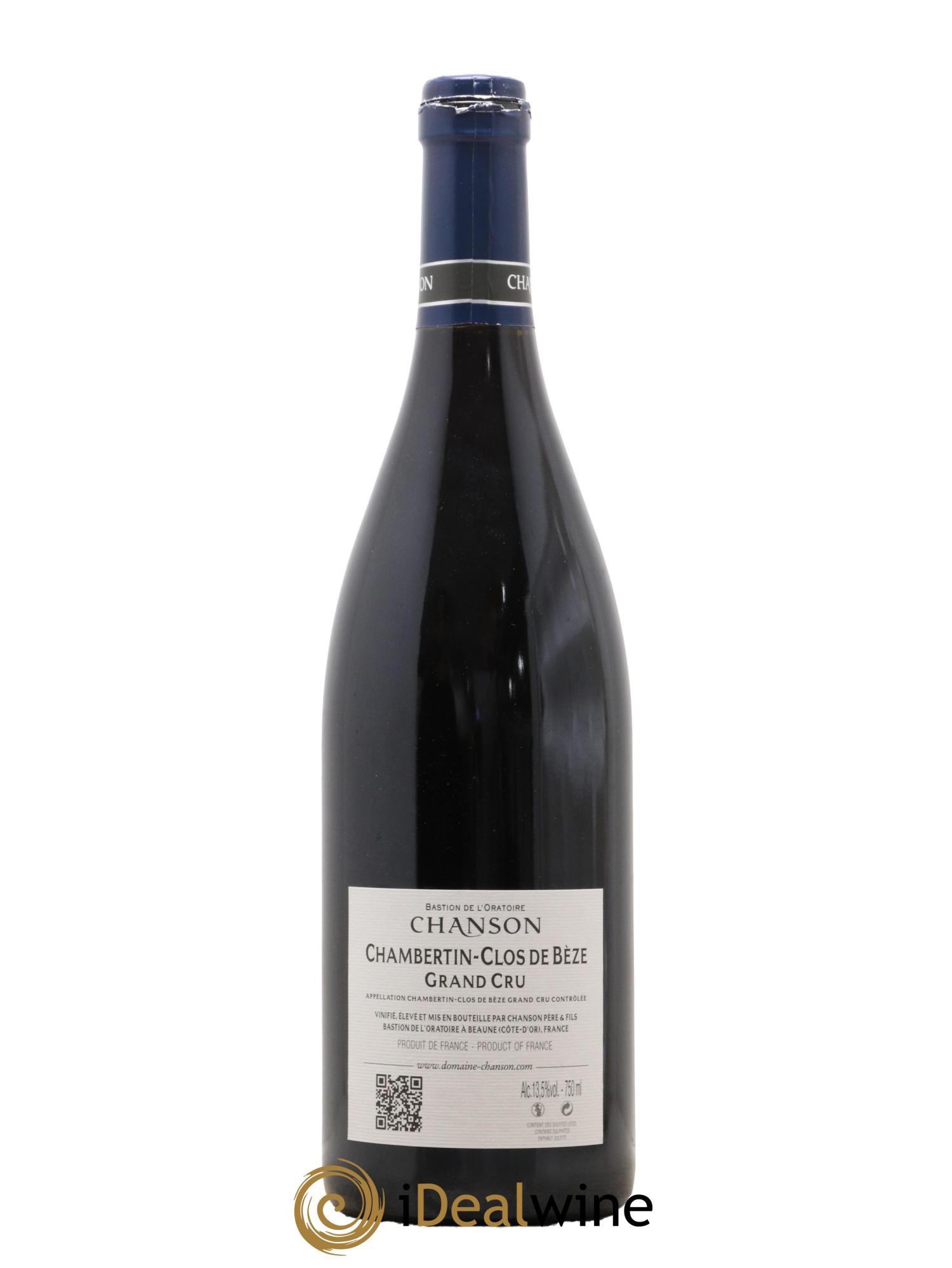 Chambertin Grand Cru Clos De Bèze Chanson 2015 - Lot of 1 bottle - 1