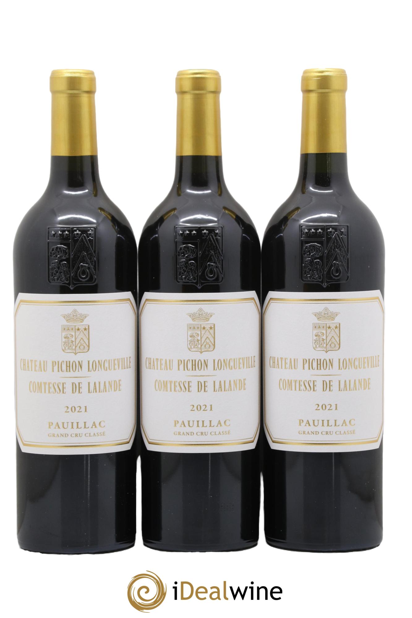 Château Pichon Longueville Comtesse de Lalande 2ème Grand Cru Classé 2021 - Lot of 3 bottles - 0
