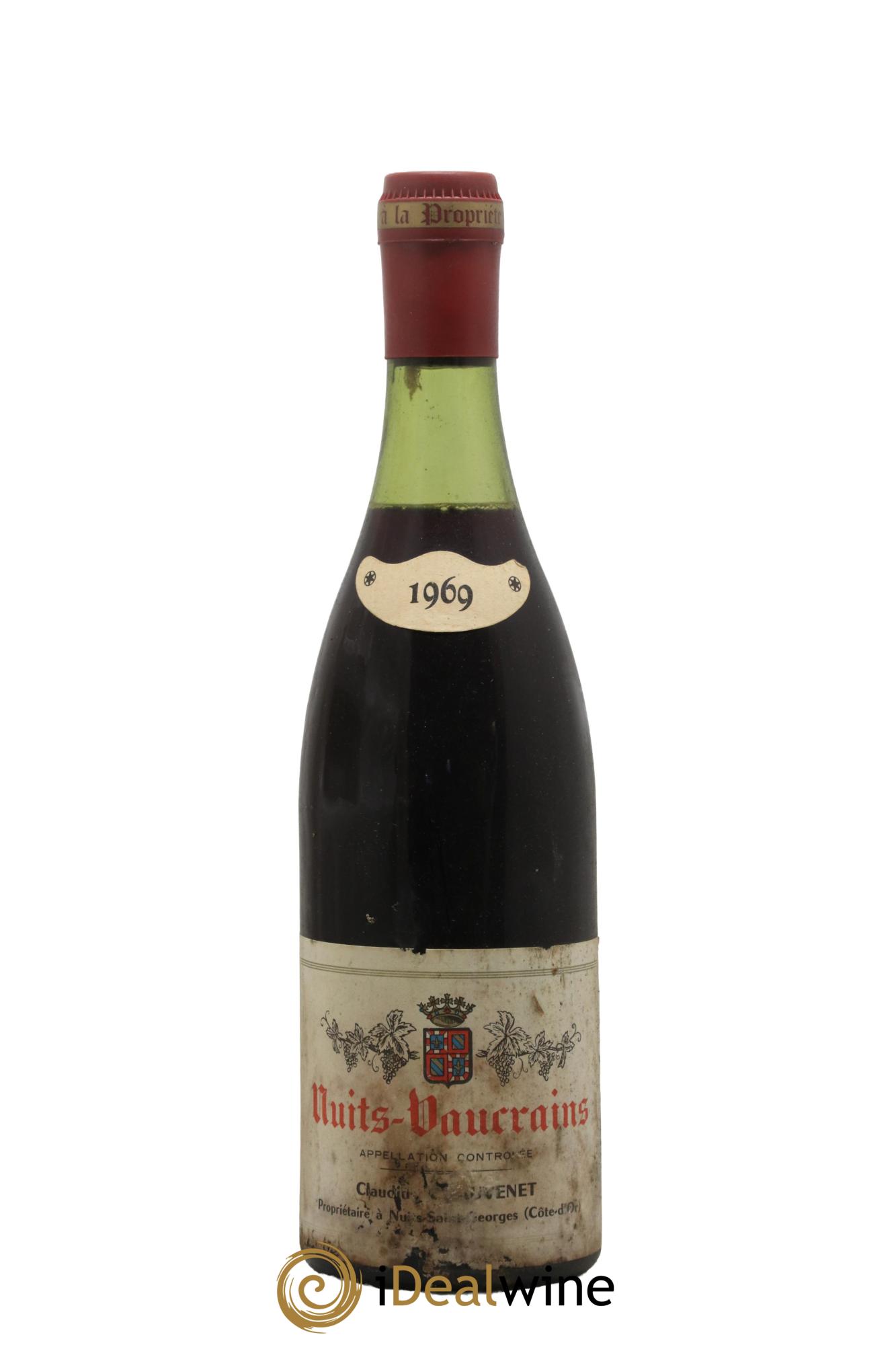Nuits-Saint-Georges Vaucrains Claudius Chauvenet 1969 - Lot of 1 bottle - 0