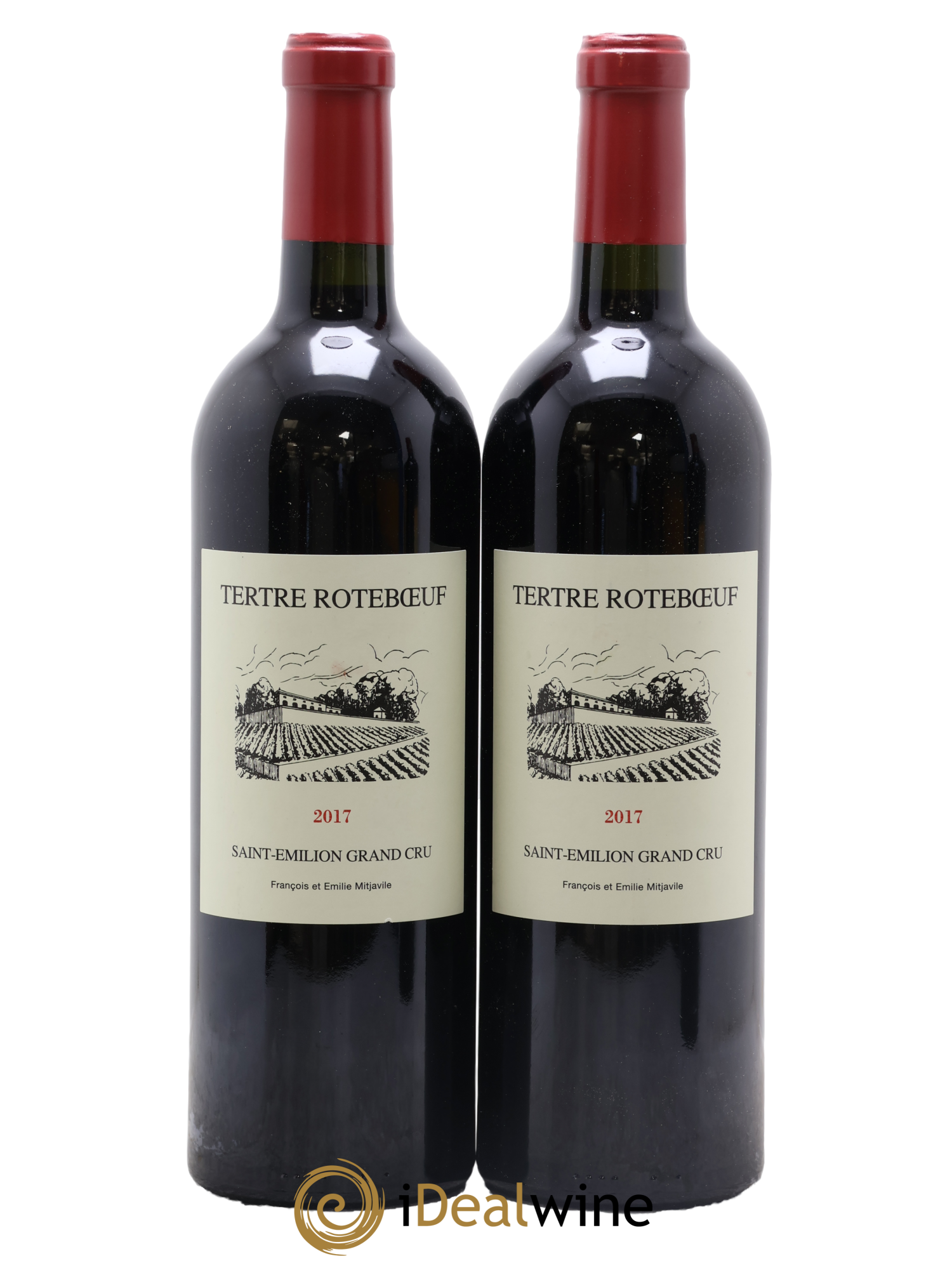 Château Tertre Roteboeuf 2017 - Lot of 2 bottles - 0