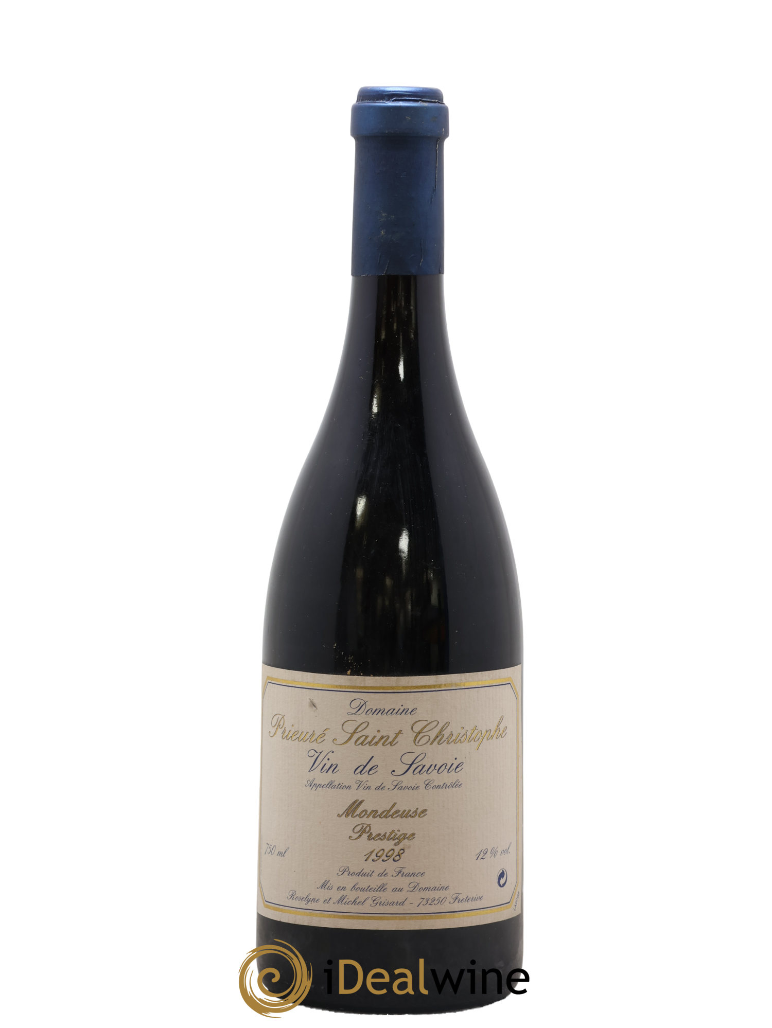 Vin des Allobroges Mondeuse Prestige Prieuré Saint Christophe (Domaine) 1998 - Posten von 1 Flasche - 0