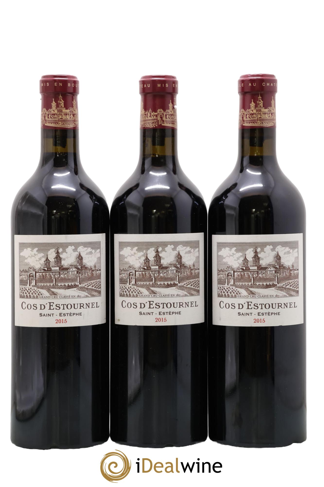 Cos d'Estournel 2ème Grand Cru Classé 2015 - Lotto di 3 bottiglie - 0