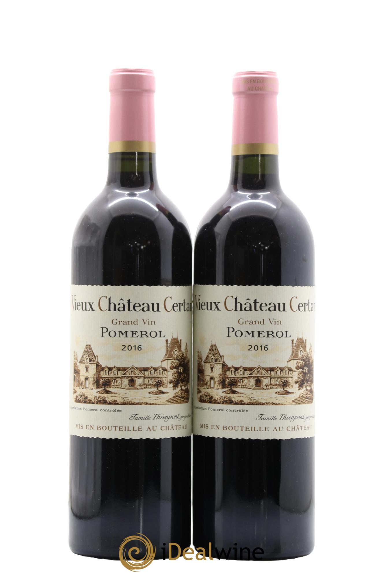 Vieux Château Certan 2016 - Lot de 2 bouteilles - 0