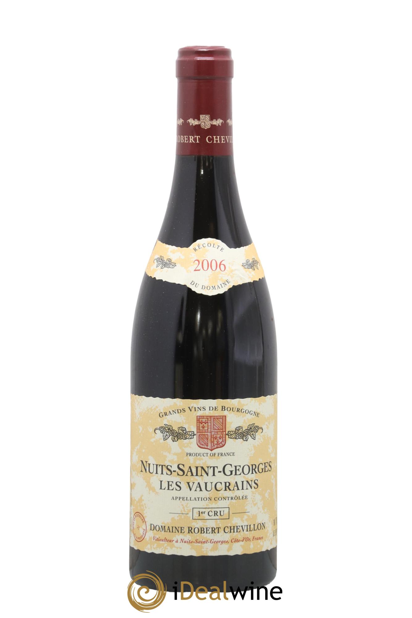 Nuits-Saint-Georges 1er Cru Les Vaucrains Robert Chevillon 2006 - Lot de 1 bouteille - 0