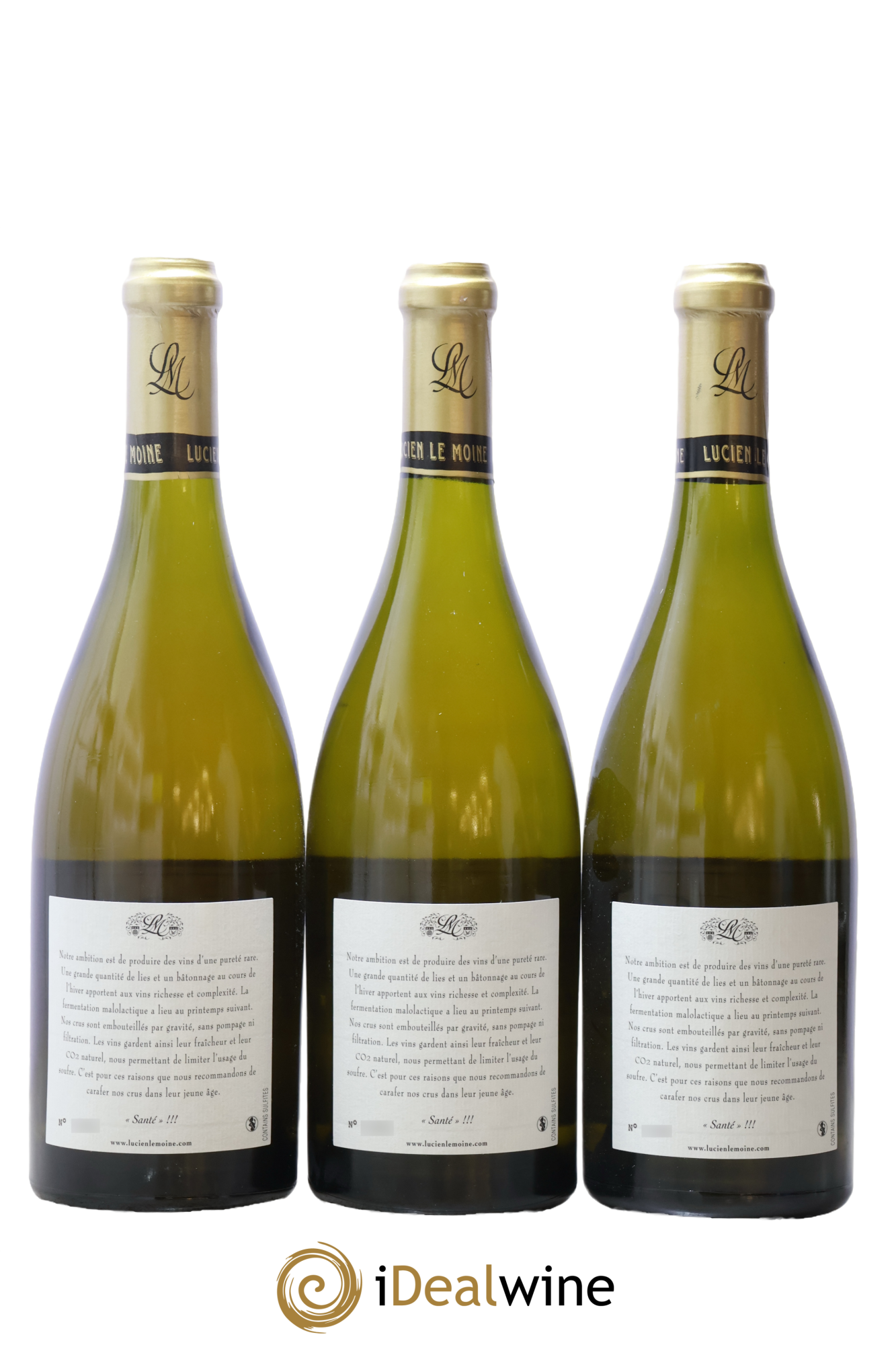 Bâtard-Montrachet Grand Cru Lucien Le Moine 2010 - Lot de 3 bouteilles - 1