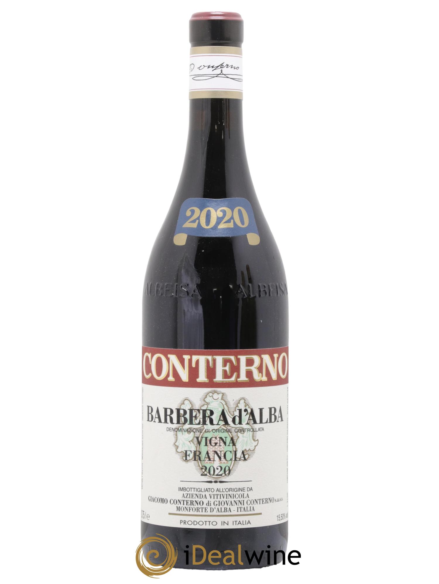 Barbera d'Alba DOC Vigna Francia Giacomo Conterno 2020 - Lotto di 1 bottiglia - 0