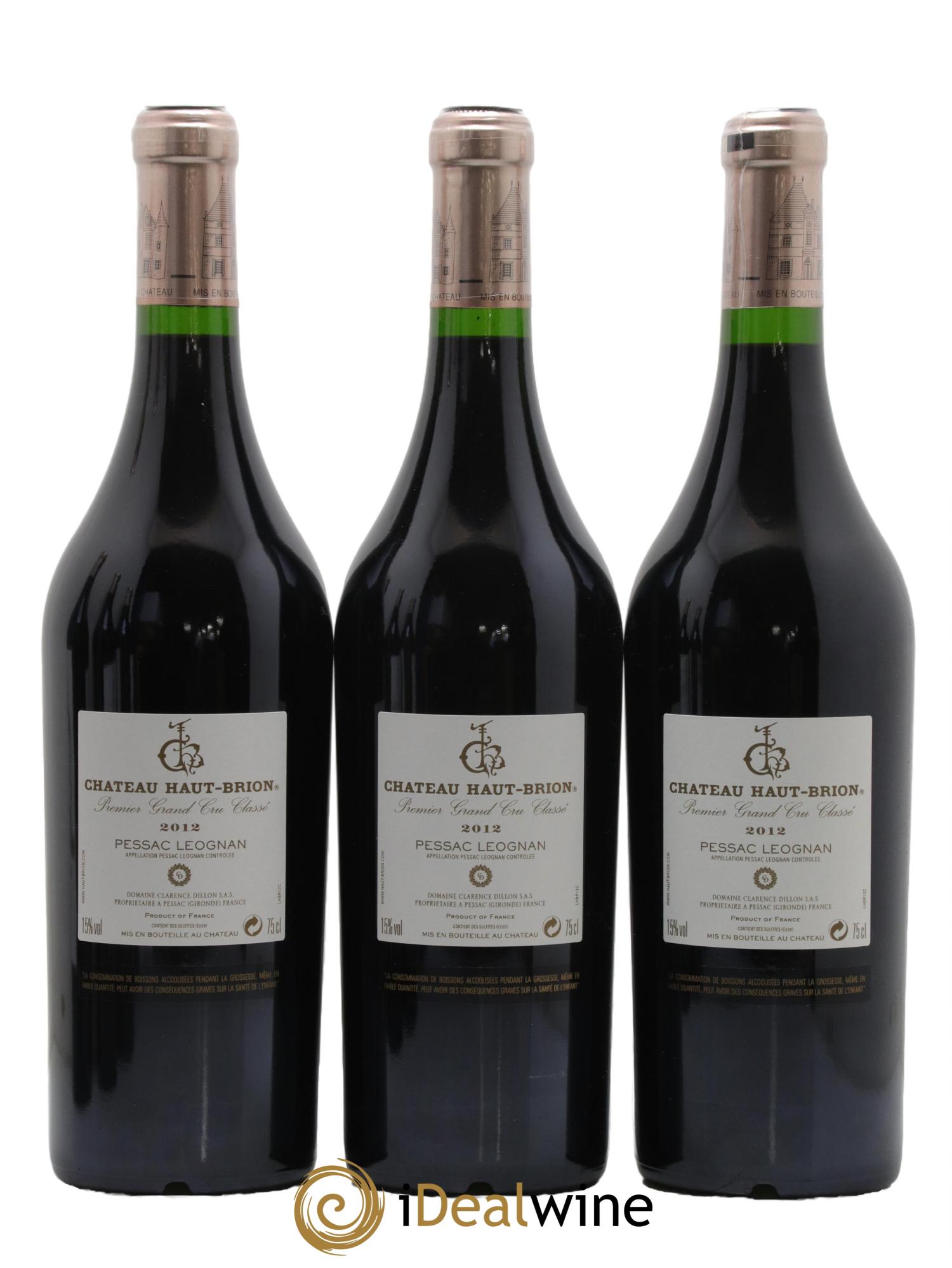 Château Haut Brion 1er Grand Cru Classé 2012 - Lotto di 6 bottiglie - 4