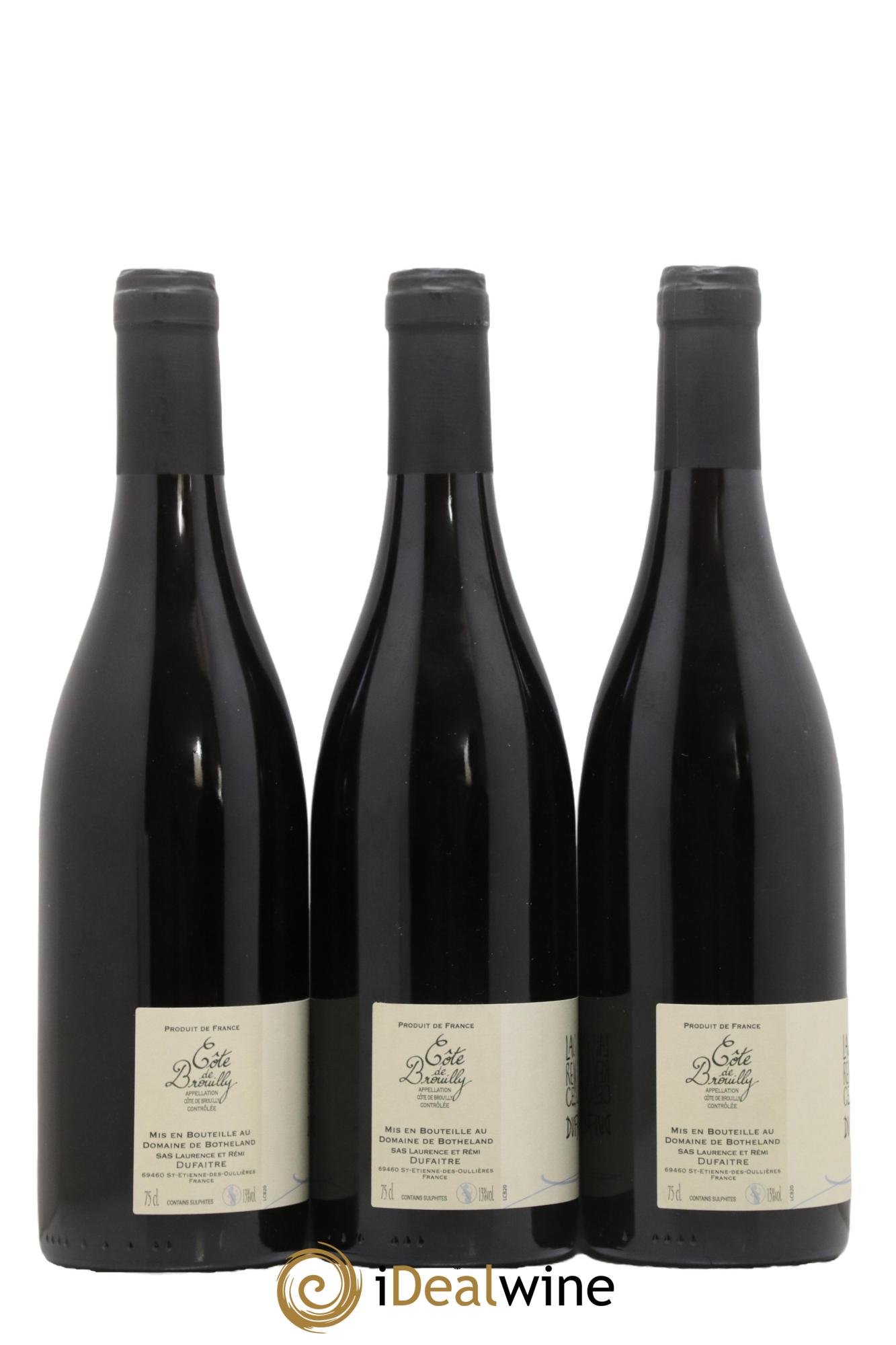 Côte de Brouilly Domaine de Botheland 2020 - Lot de 3 bouteilles - 1