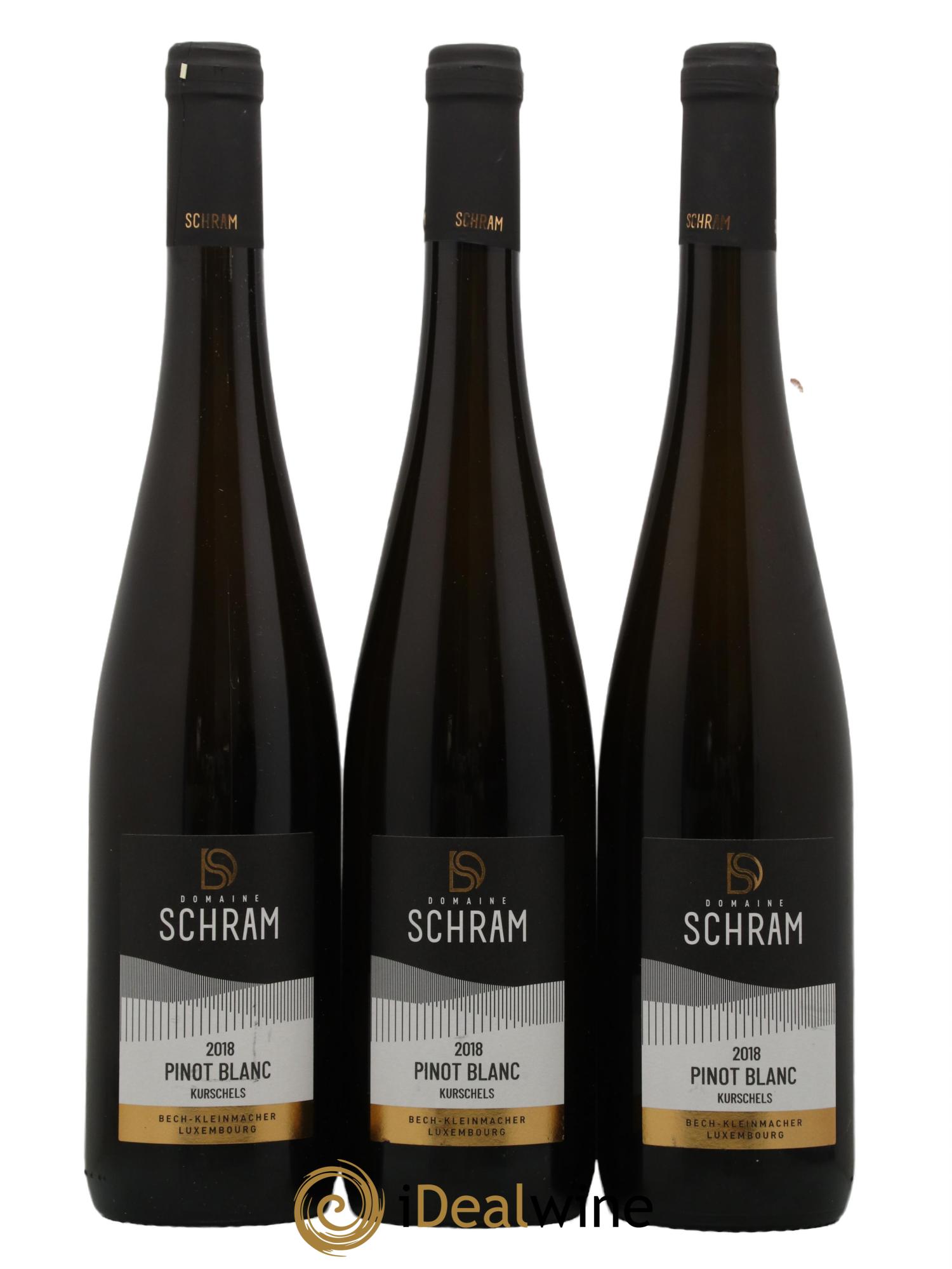 Vins Etrangers Pinot Blanc Kurschels Domaine Schram 2018 - Lot de 3 bouteilles - 0