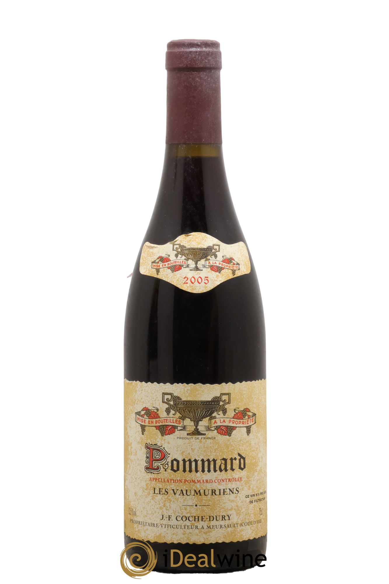 Pommard les Vaumuriens Coche Dury (Domaine) 2005 - Lot de 1 bouteille - 0