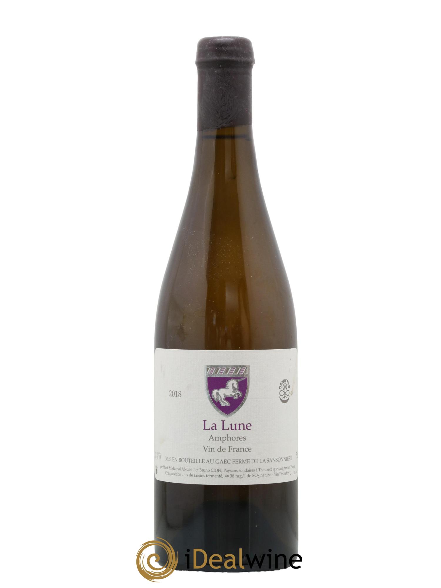 Vin de France La Lune Amphores Mark Angeli (Domaine) - Ferme de la Sansonnière 2018 - Lot de 1 bouteille - 0